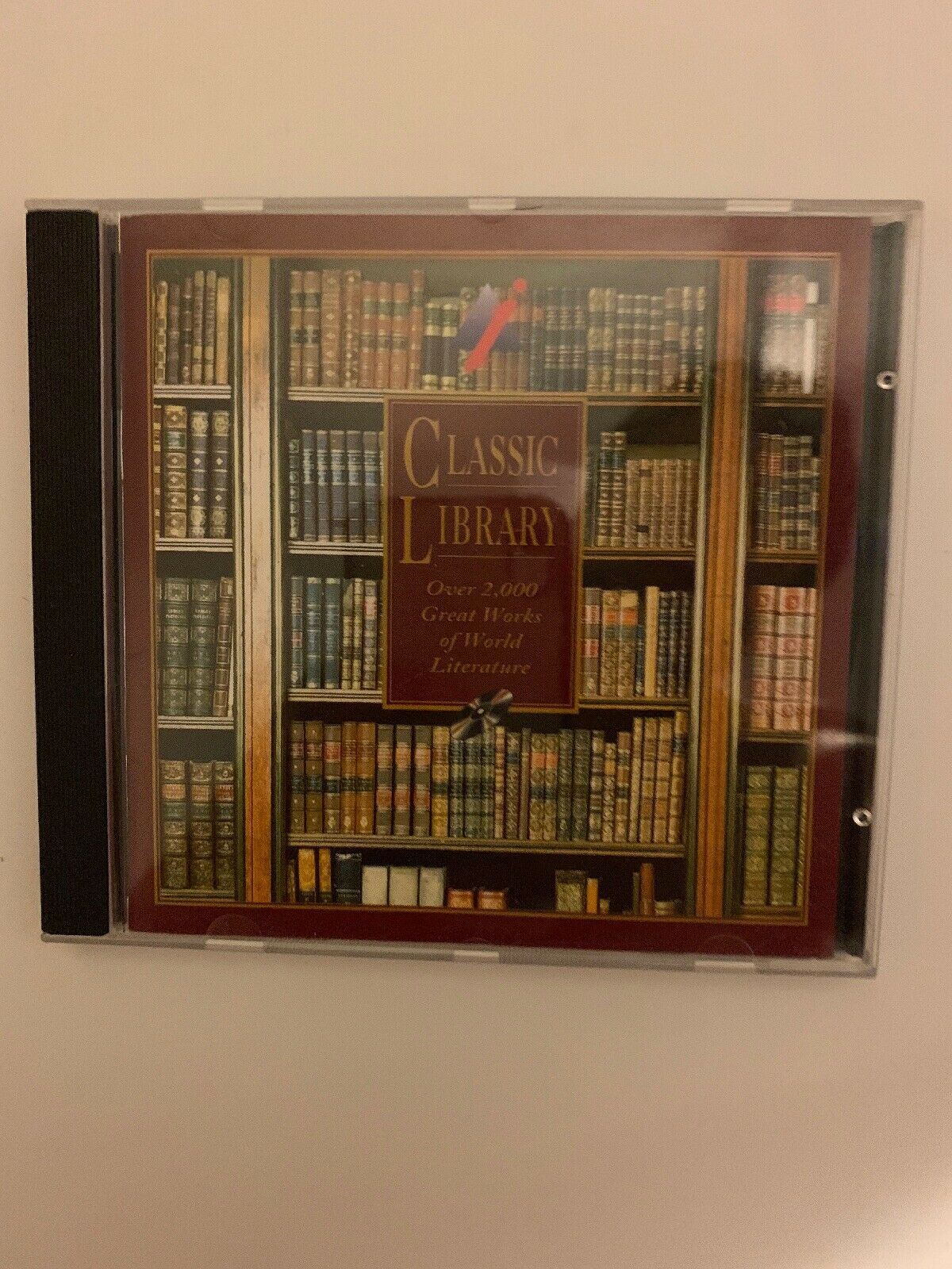 Classic Library PC CD-ROM For Windows 3.1 (1994) Vintage