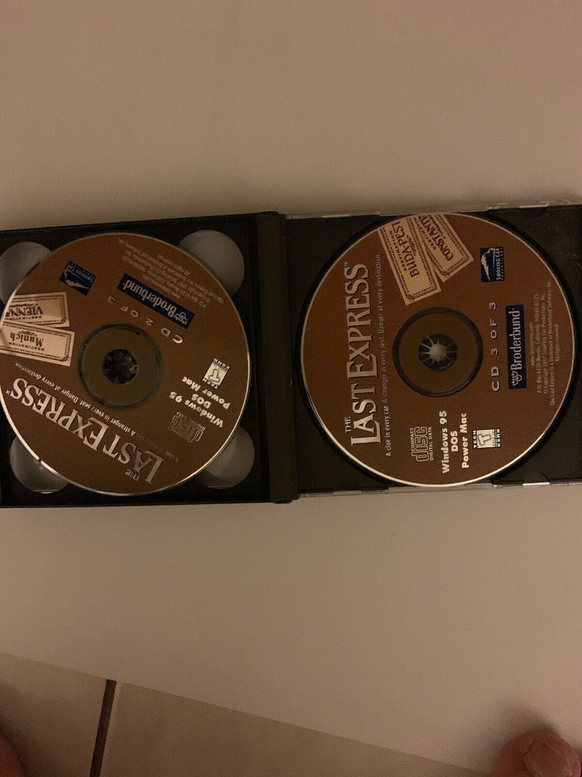 The Last Express (1997) PC Power Mac DOS Cdrom Game Broderbund Vintage Game