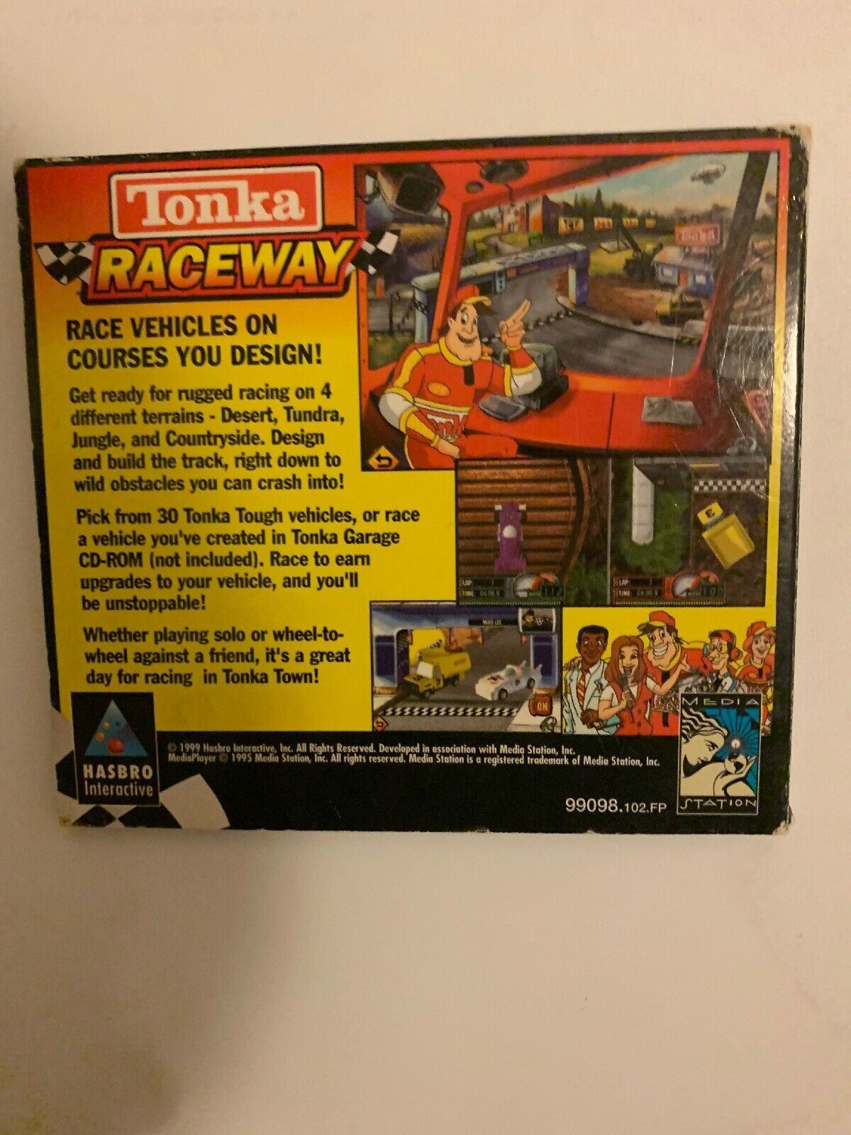 Tonka Raceway (1999) PC Cdrom Vintage Game FREE AU POST