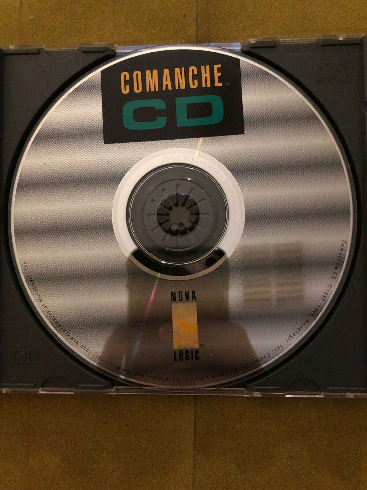 Comanche CD PC 1994 Classic Helicopter Flight Simulation Action Game Nova Logic