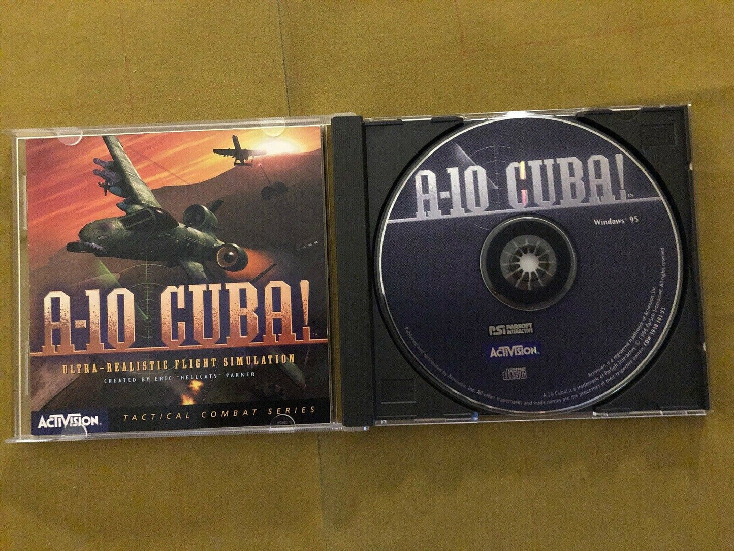 A-10 Cuba! (1996) Activision PC CD-ROM Flight Combat Simulation Game