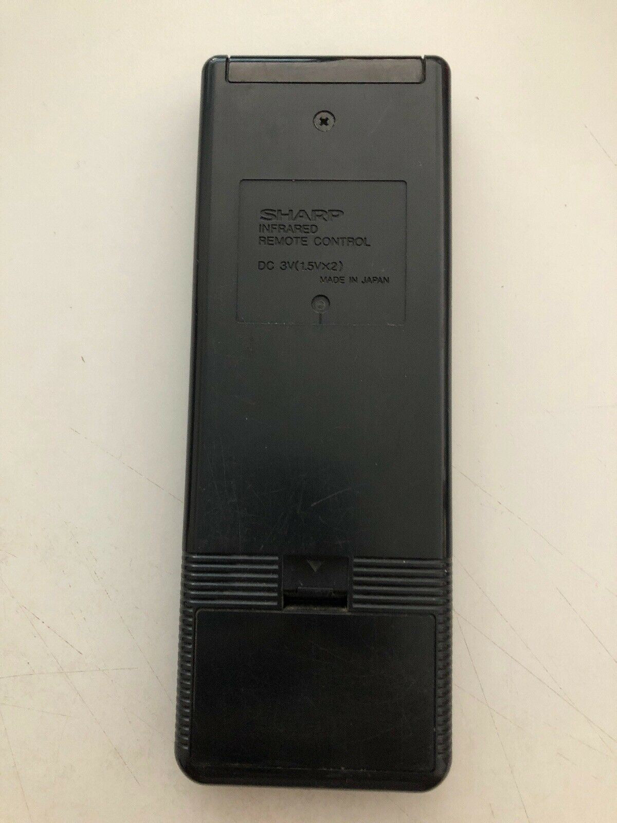 Genuine SHARP Video Cassette Recorder G0412GE Infrared VCR Remote Control