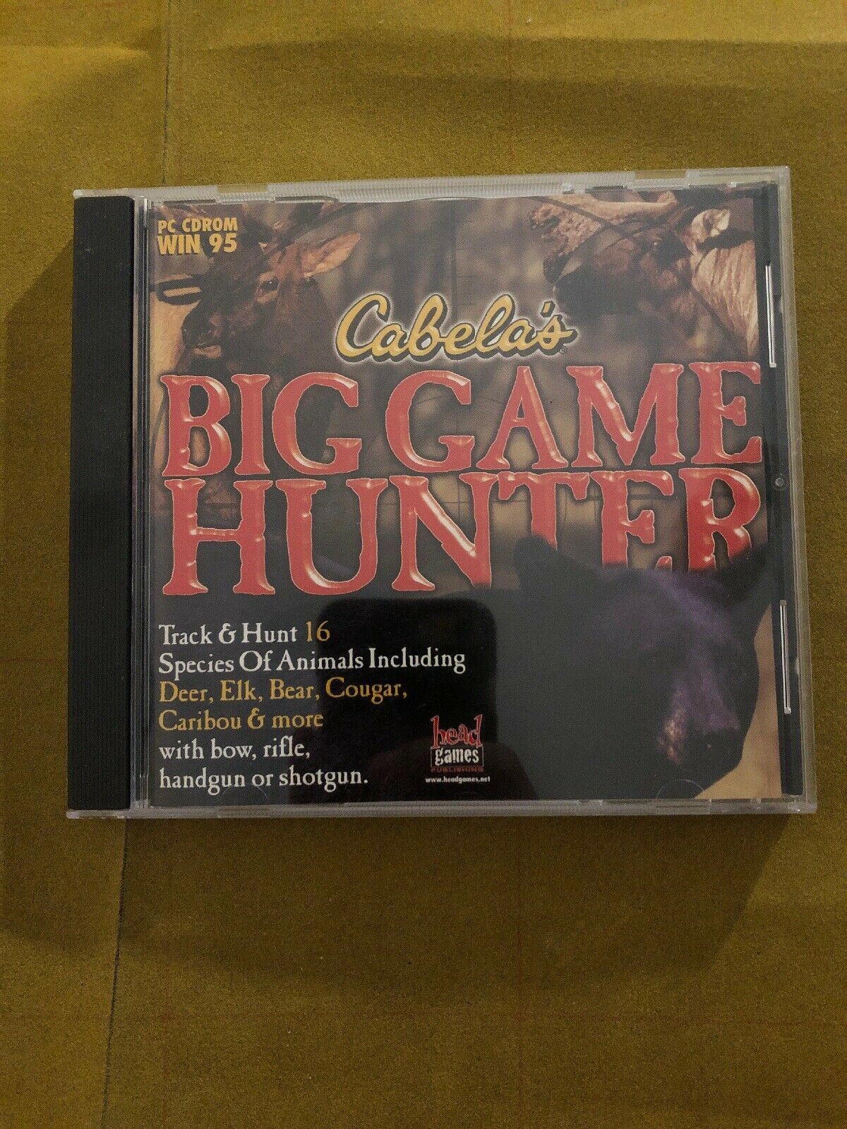 Cabelas Big Game Hunter PC Windows 95 1998 Vintage Sports Hunting Game –  Retro Unit