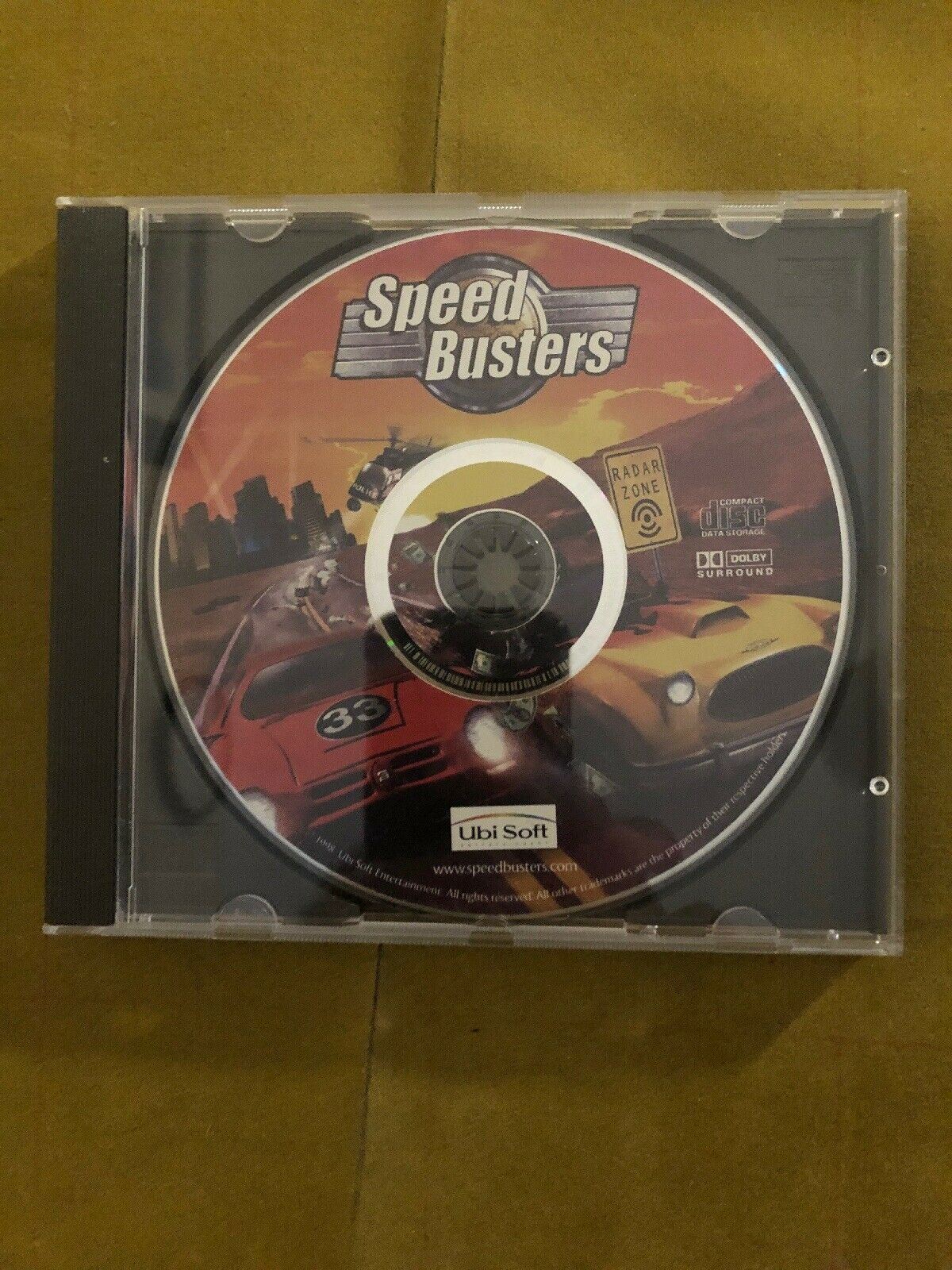 Speed Busters PC CDROM 1998 Ubisoft Vintage Racing Game Windows 95