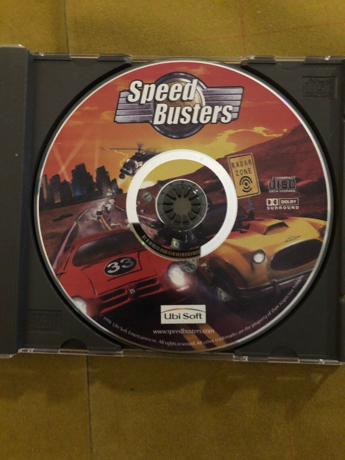 Speed Busters PC CDROM 1998 Ubisoft Vintage Racing Game Windows 95