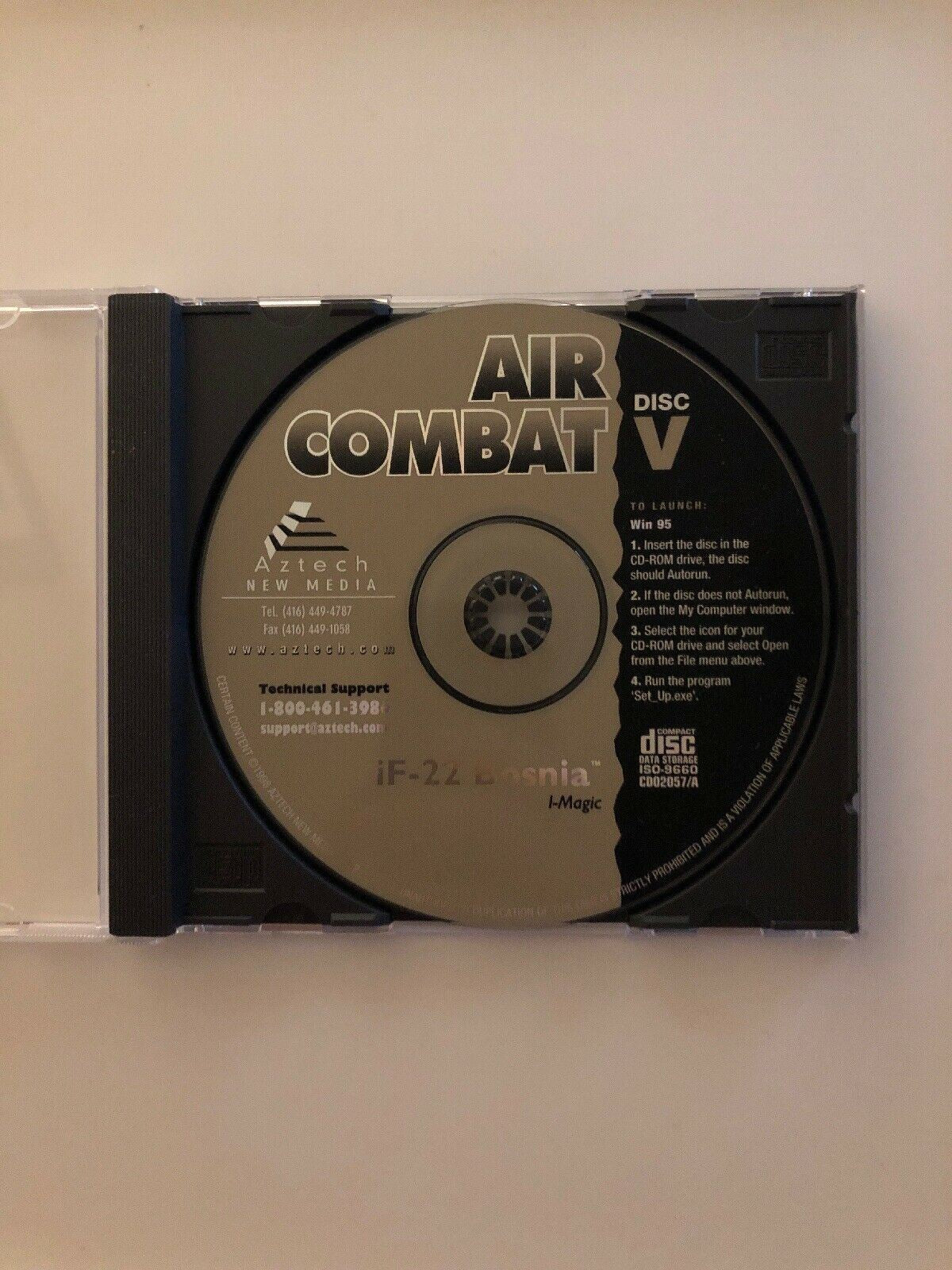 iF-22 Bosnia PC CD- ROM 1997 Flight Combat Simulation Game