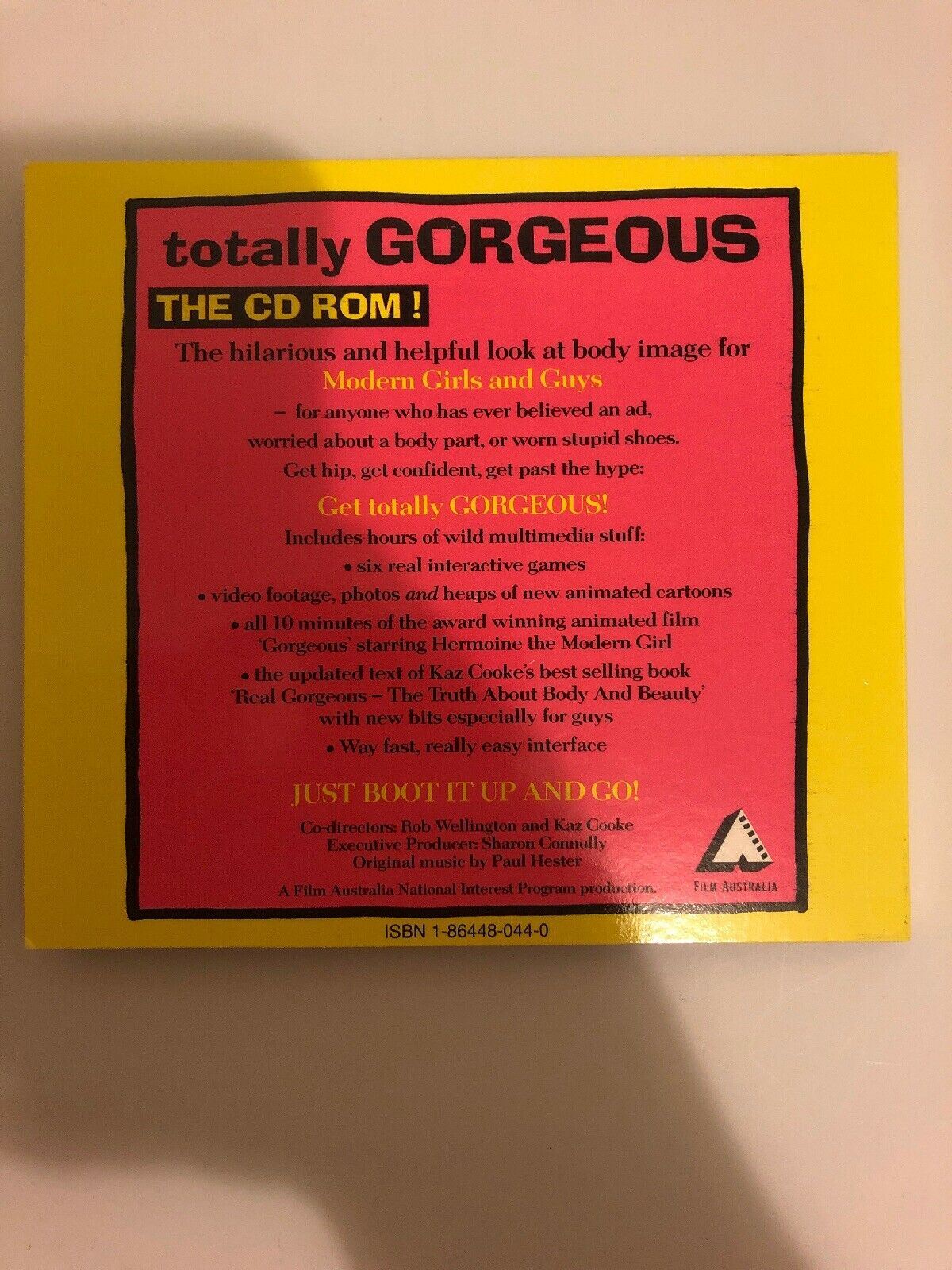 *RARE* Totally Gorgeous The CD-ROM 1995 Kaz Cooke Windows 3.1 & Mac
