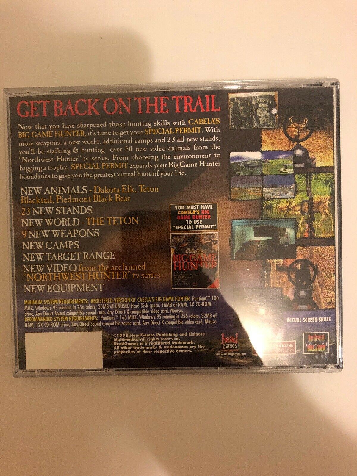 Special Permit Expansion Pack for Cabela's Big Game Hunter PC CDROM FREE POST
