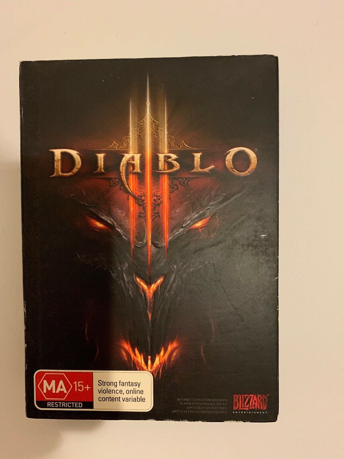 Diablo 3 Box, Manual And DVD - DOESN'T INCLUDE GAME REGISTRATION AND CODE