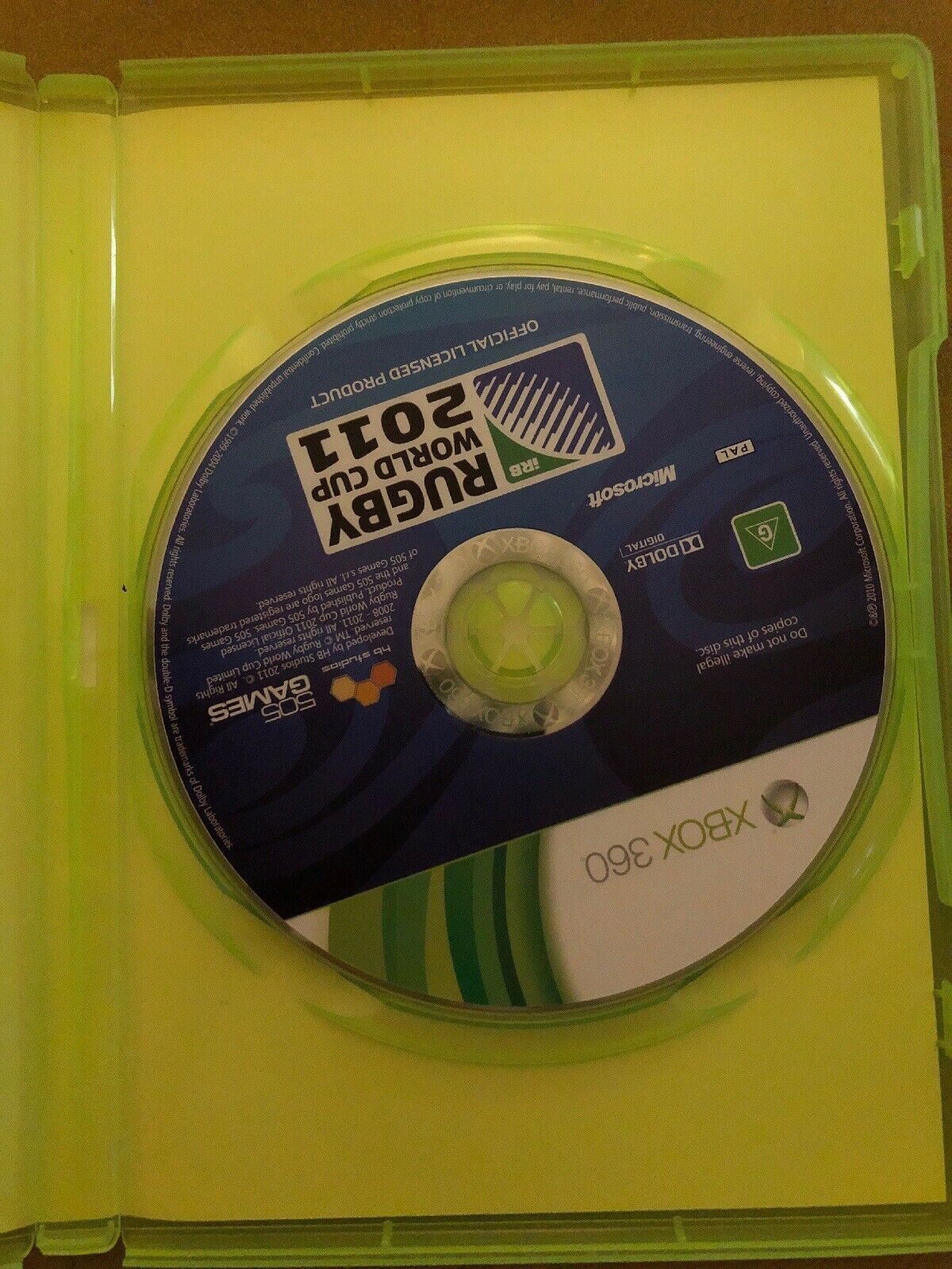 Rugby World Cup 2011 - Microsoft Xbox 360 PAL Game Official Rugby Football