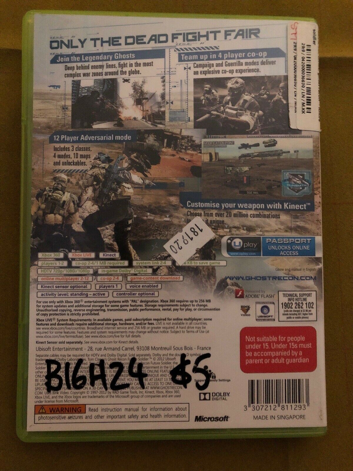 Tom Clancy's Ghost Recon: Future Soldier - Microsoft Xbox 360 PAL Game