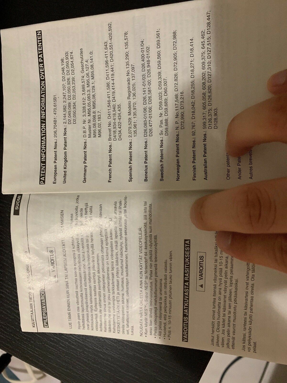 GENUINE Nintendo 64 N64 Console Manual *Manual Only*