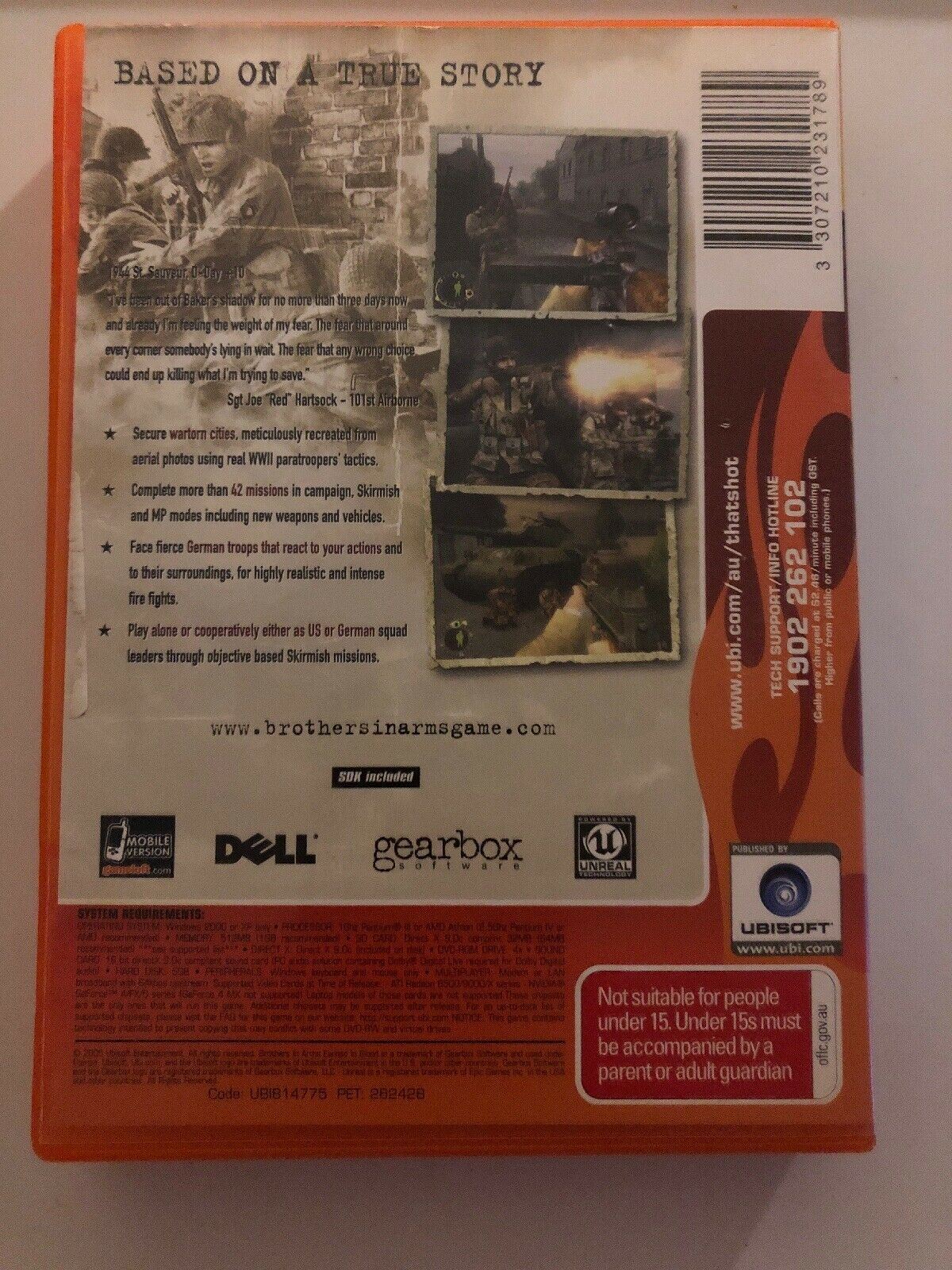 BROTHERS IN ARMS: EARNED IN BLOOD PC Classic First Person Shooter Squad Game
