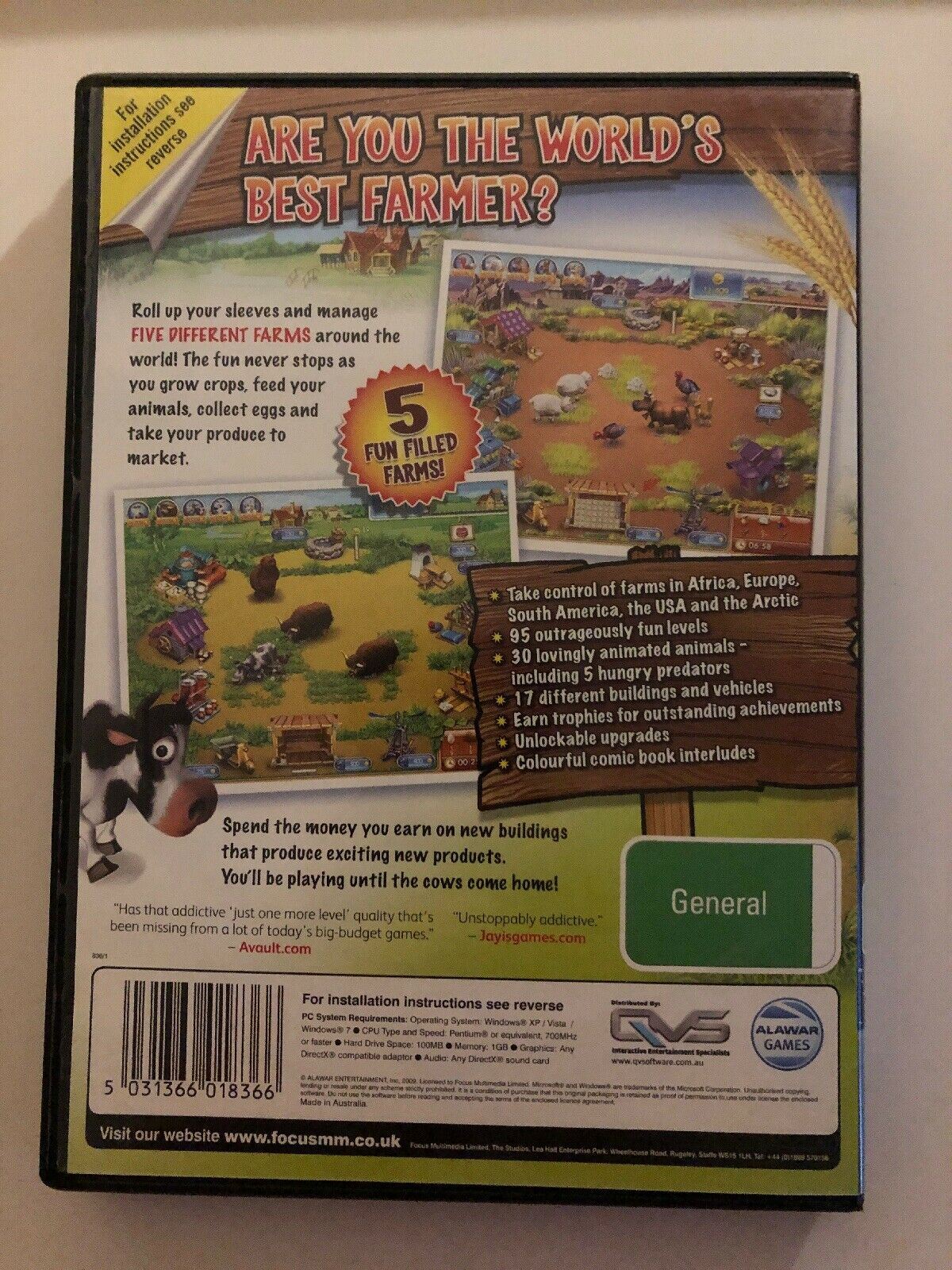 Farm Frenzy 3 PC Video Game Farm management simulation strategy game for Windows