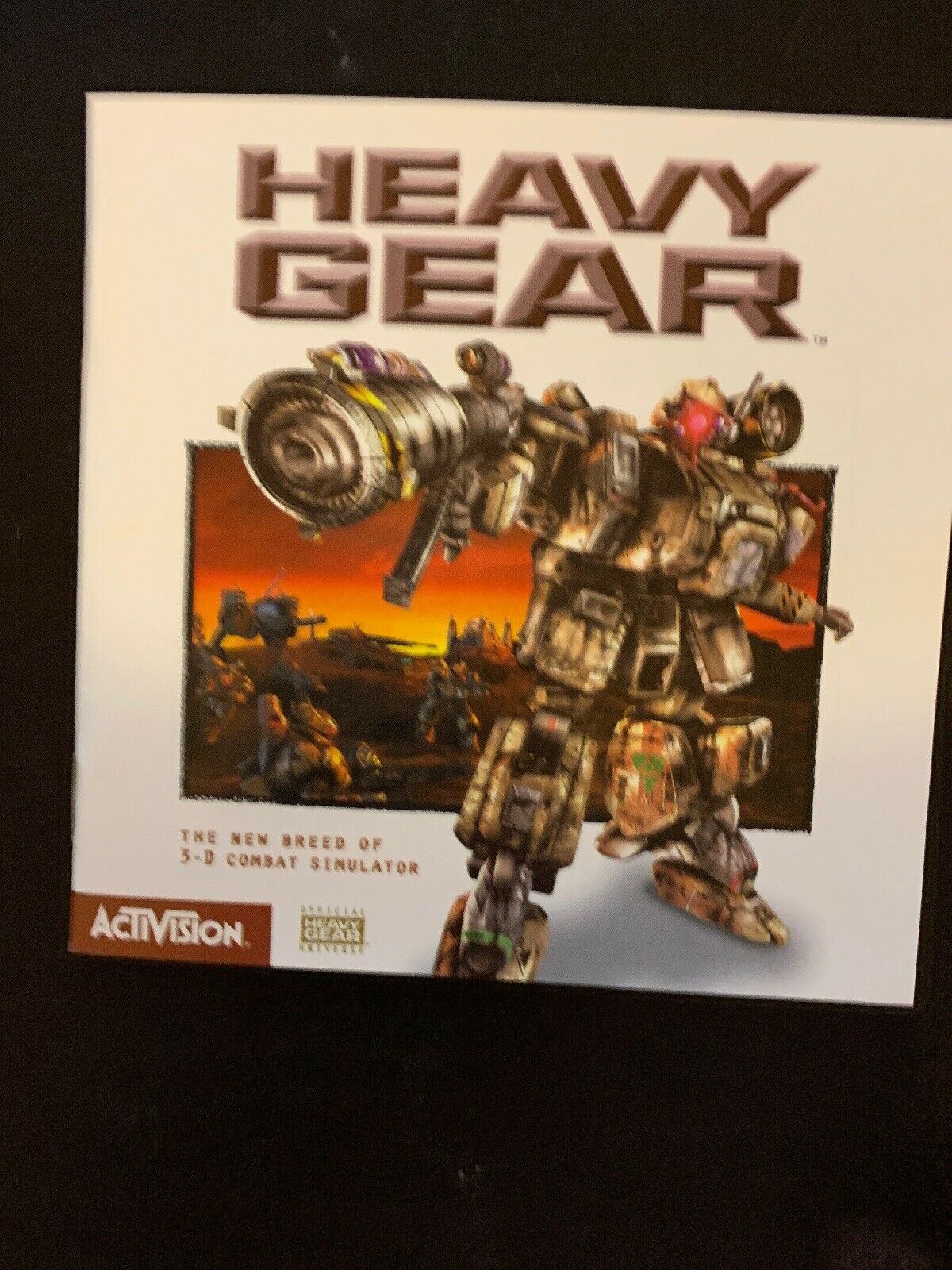 Heavy Gear 1997 PC Cdrom Activision Win 95 2cd With Manual