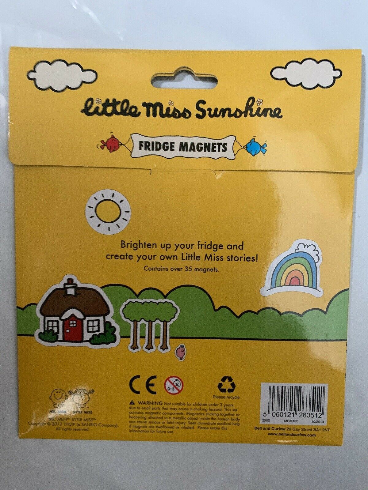 *New* Little Miss Sunshine Fridge Magnets Contains 35 Magnets