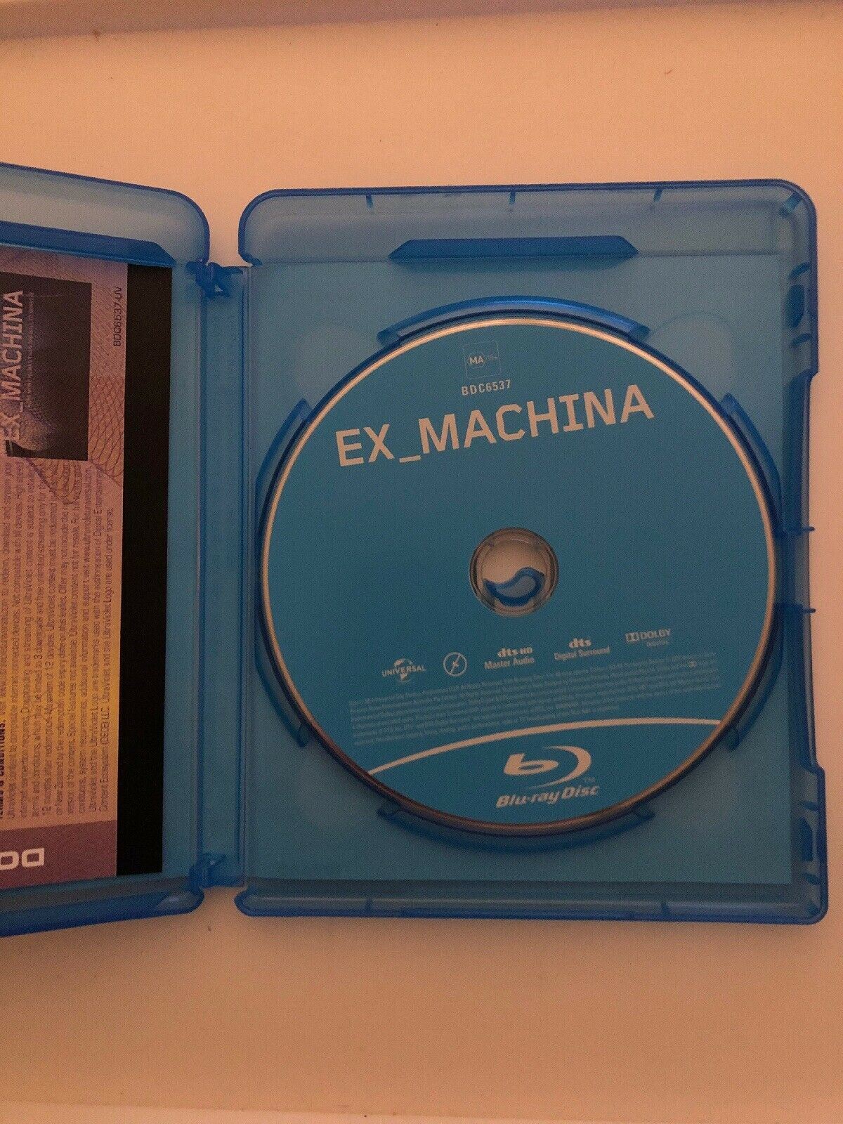 Ex Machina (Blu-ray, 2015) Region B