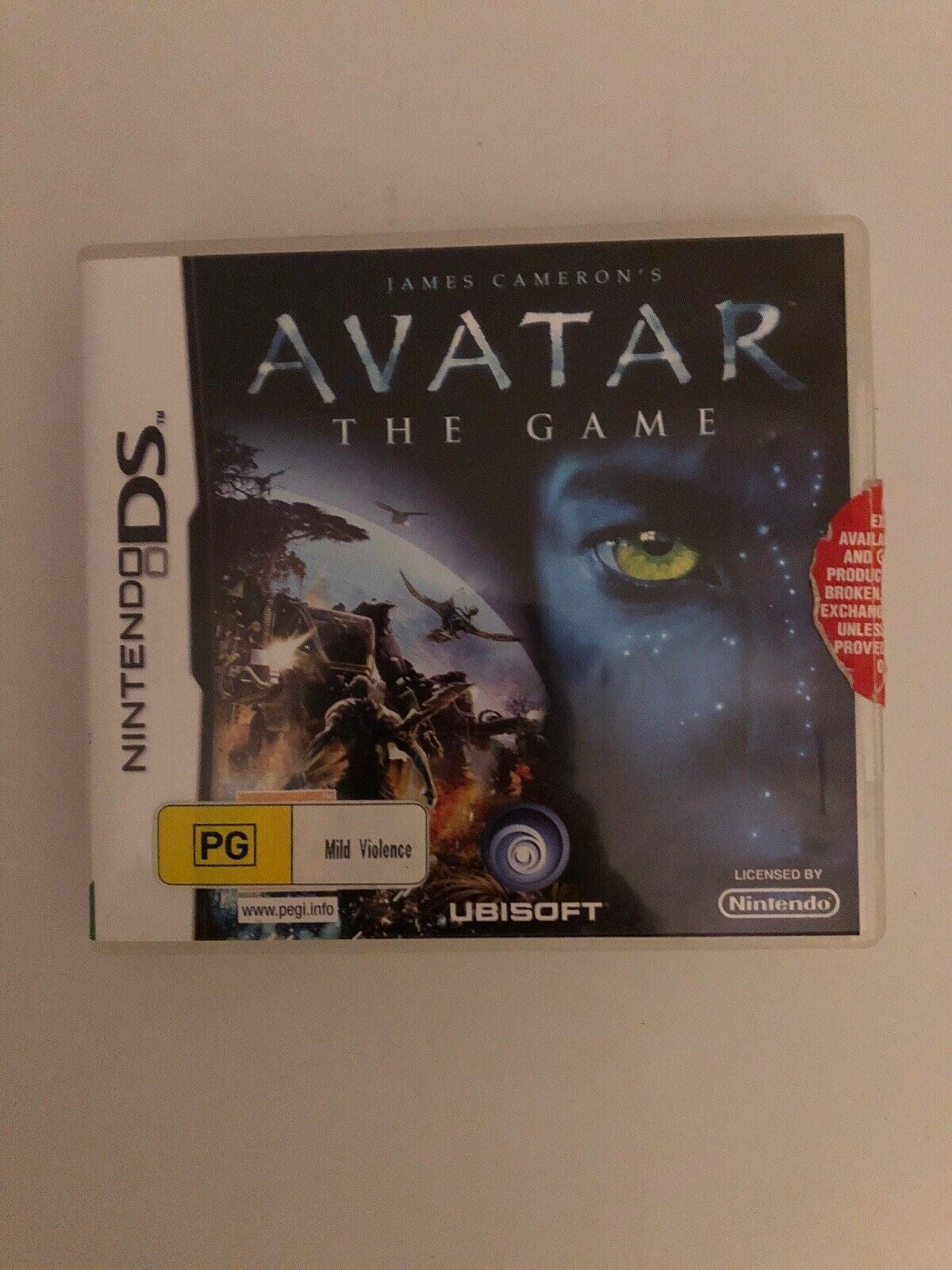 James Cameron: Avatar The Game - Nintendo DS Game with Manual
