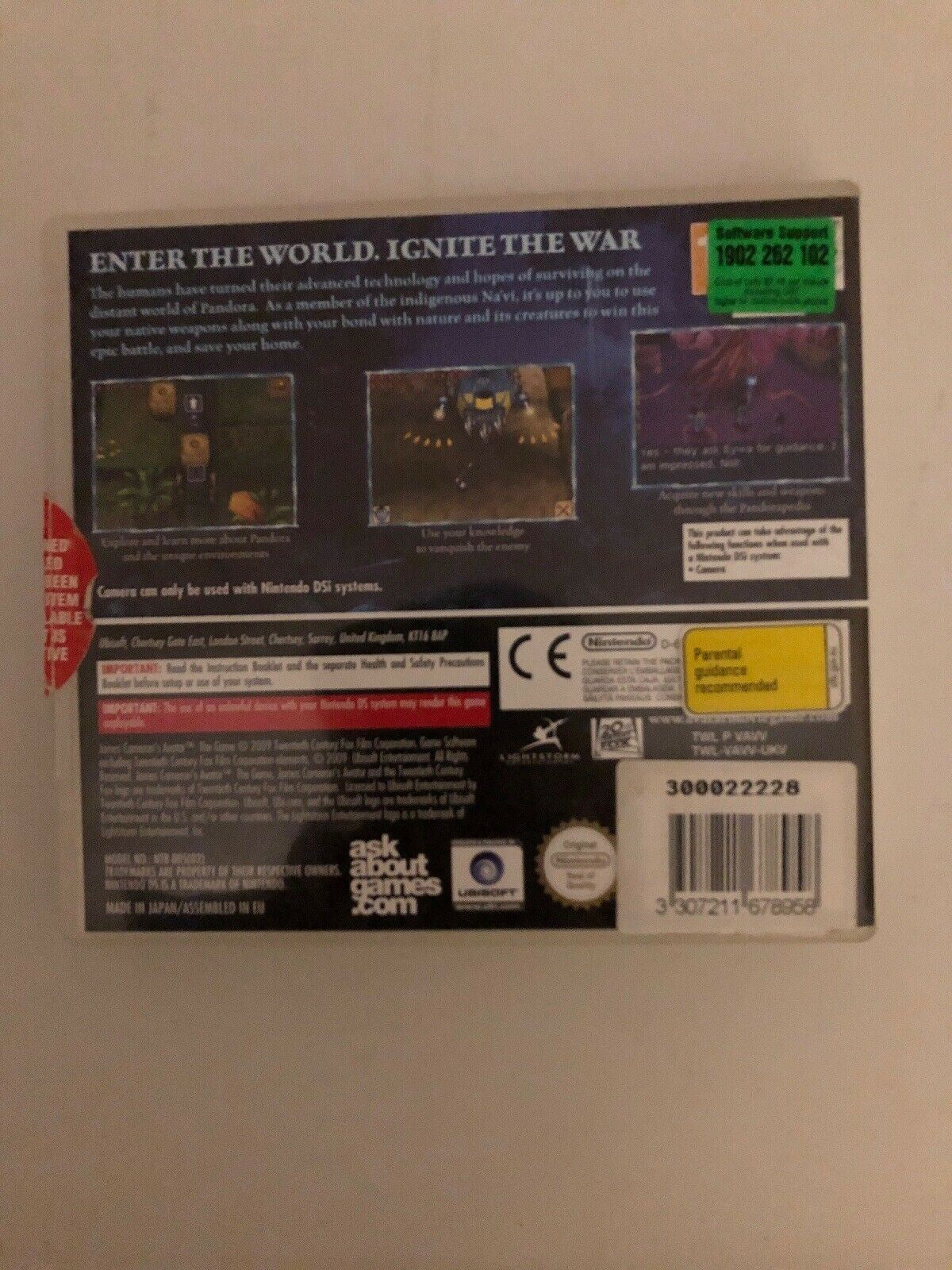 James Cameron: Avatar The Game - Nintendo DS Game with Manual