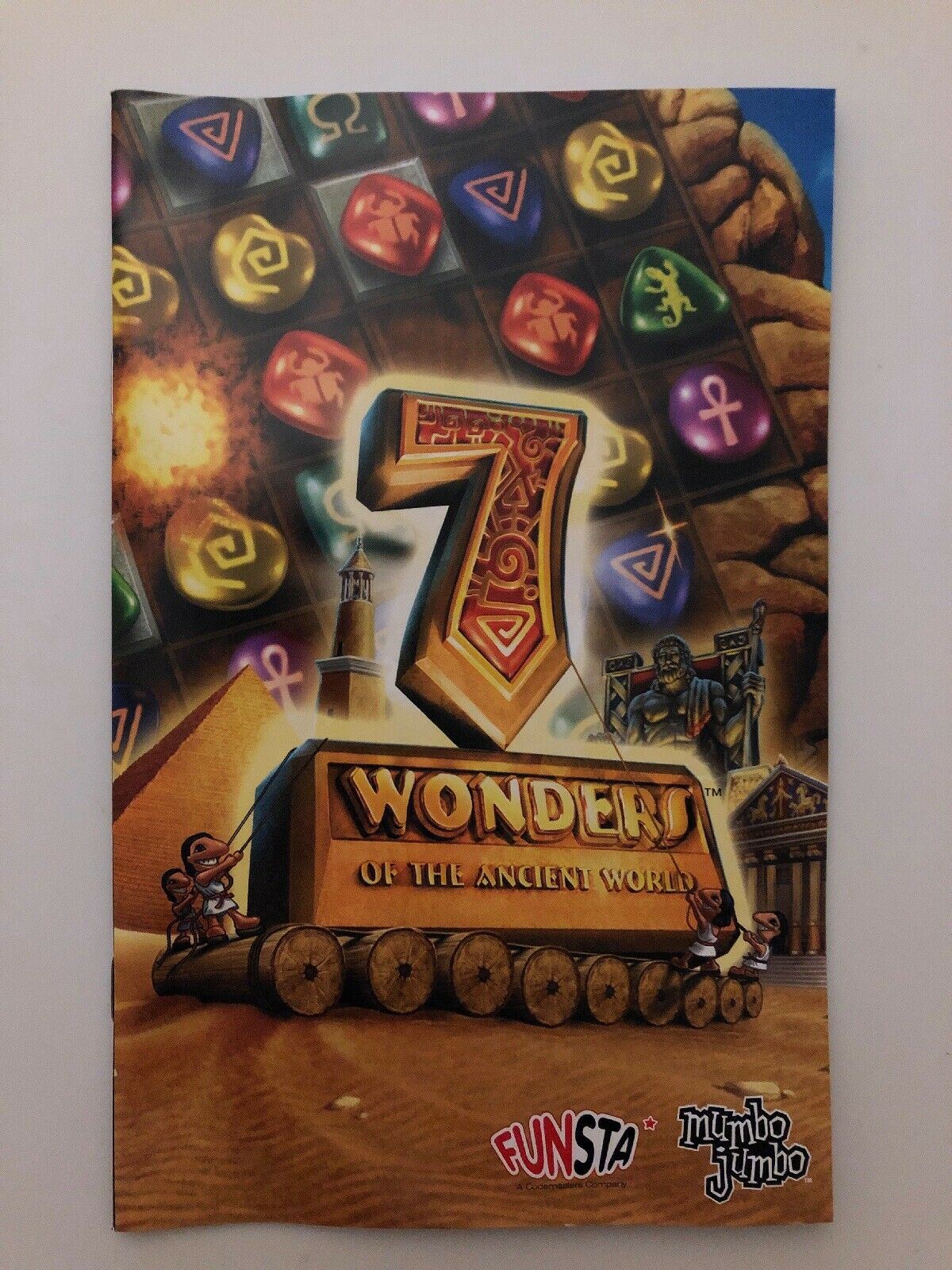 7 Wonders of the Ancient World PS2 - Unique Puzzle Strategy Game - Over 192 Lvls