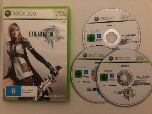 Final Fantasy XIII 13 (Microsoft Xbox 360, 2009) Square RPG PAL Game