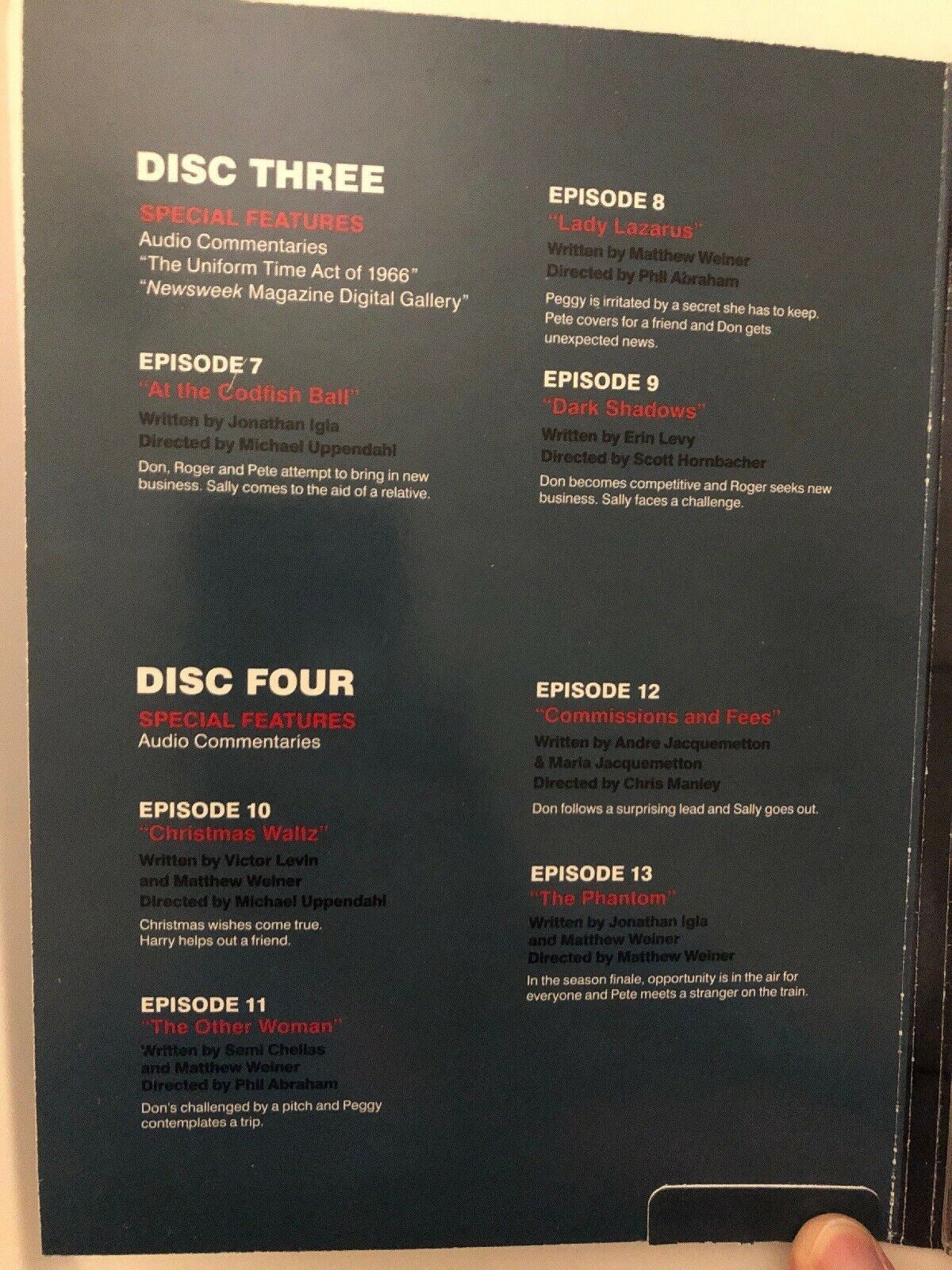 MAD MEN: SEASON 5 (4-Disc DVD) with Special Features