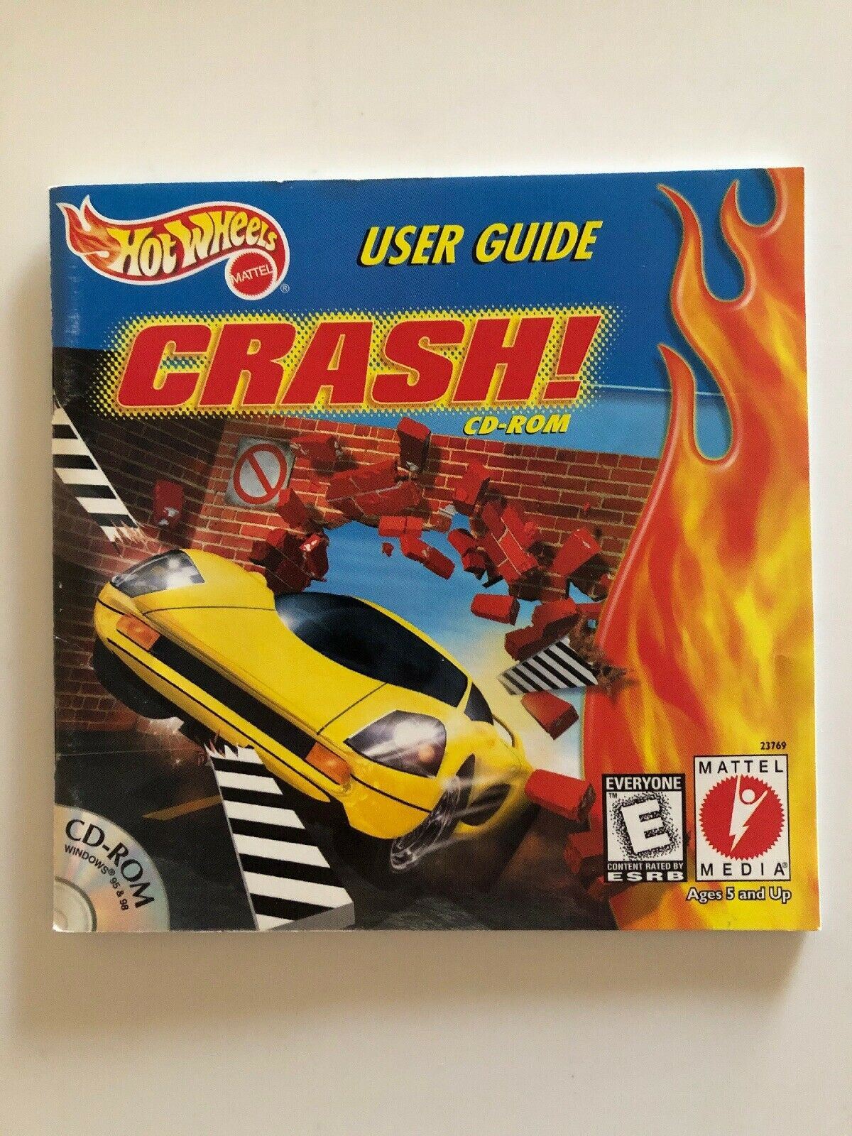 *Rare* - Hot Wheels: Crash! - Windows PC CD-ROM Game - Oz Seller - Free Postage