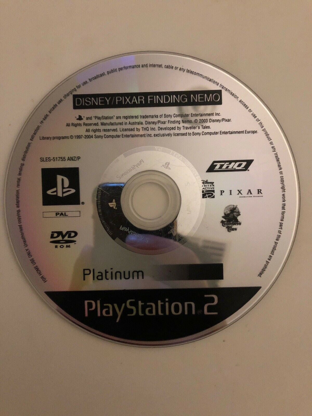 Finding Nemo (Sony PlayStation 2, 2003) PAL Disney Pixar Game