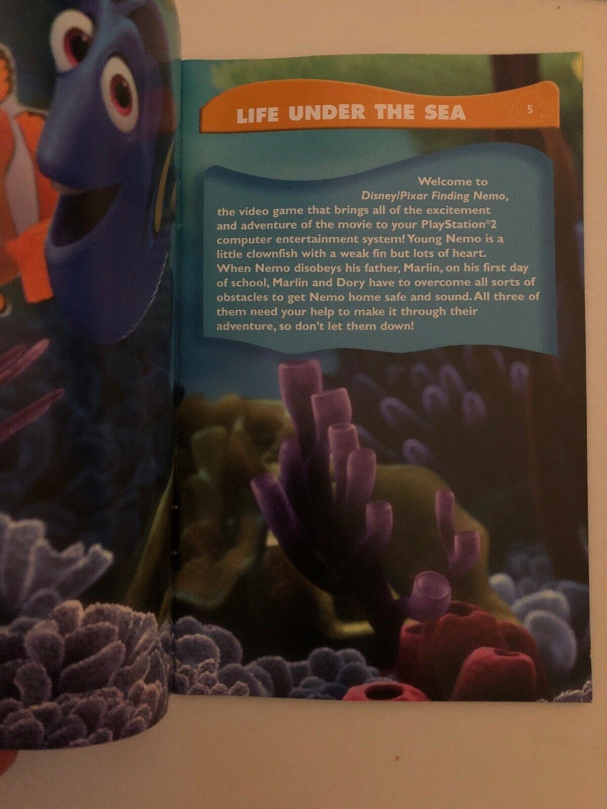 Finding Nemo (Sony PlayStation 2, 2003) PAL Disney Pixar Game