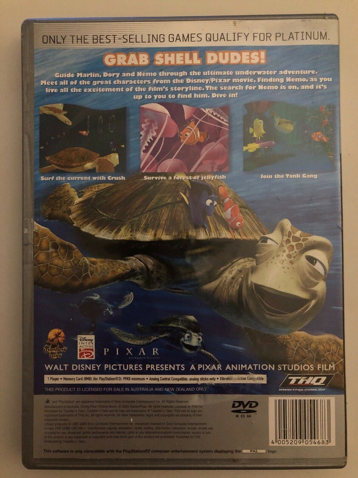 Finding Nemo (Sony PlayStation 2, 2003) PAL Disney Pixar Game
