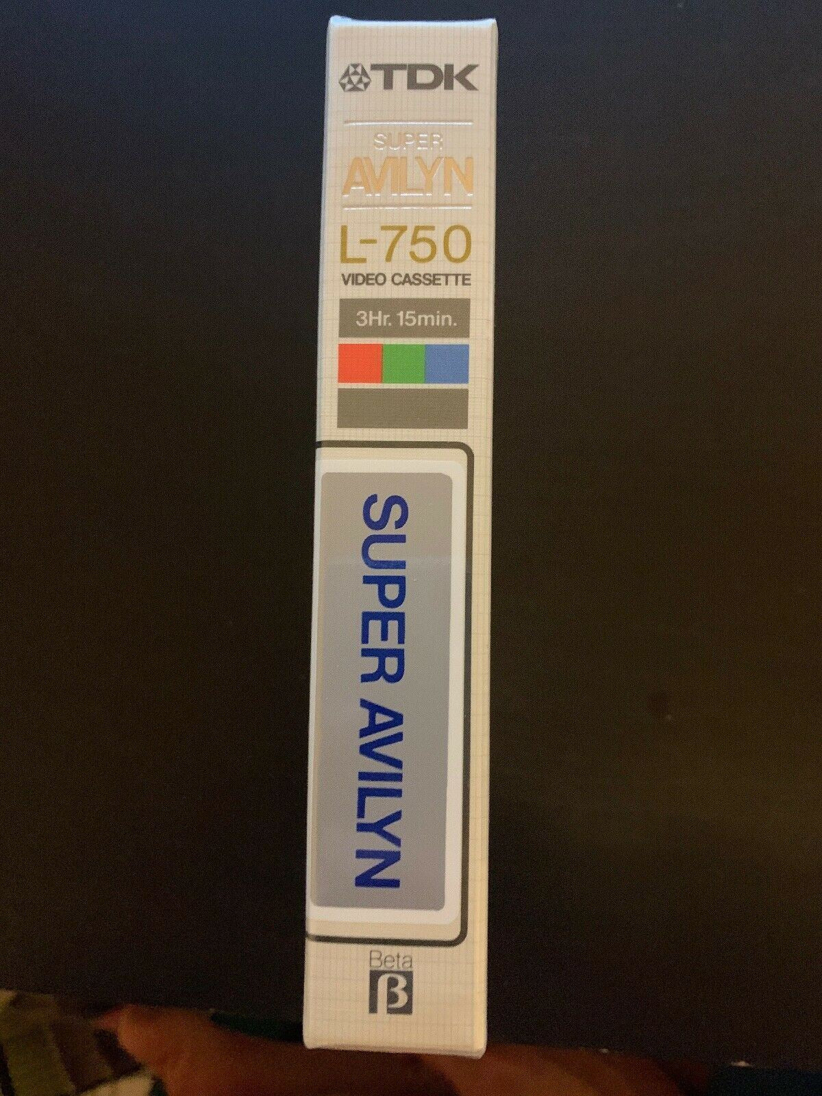 TDK Super Avilyn L-750 Beta Video Cassette *New And Sealed*