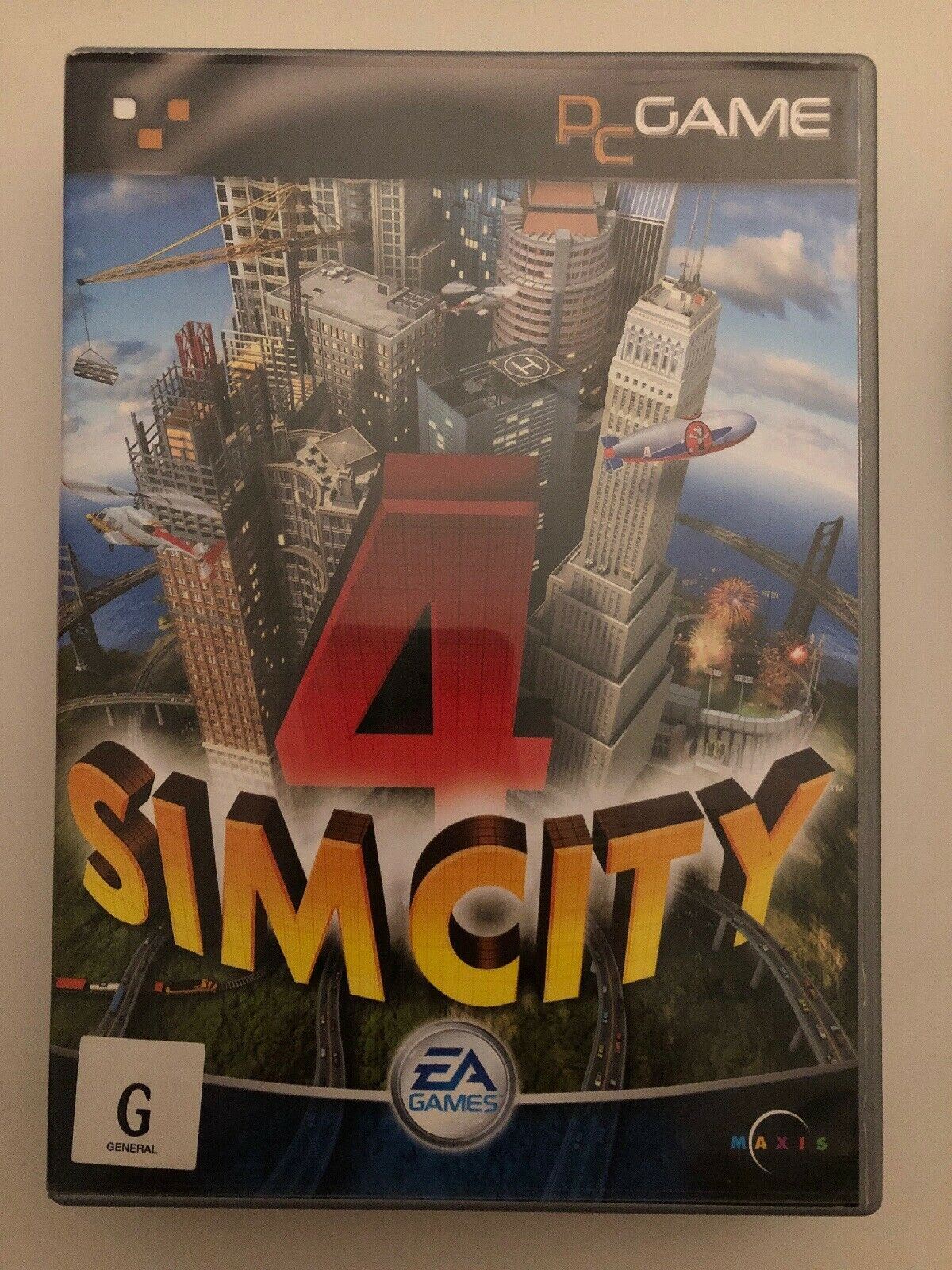 Sim City 4 - PC CD Windows Game - City Building Management Simulation Game