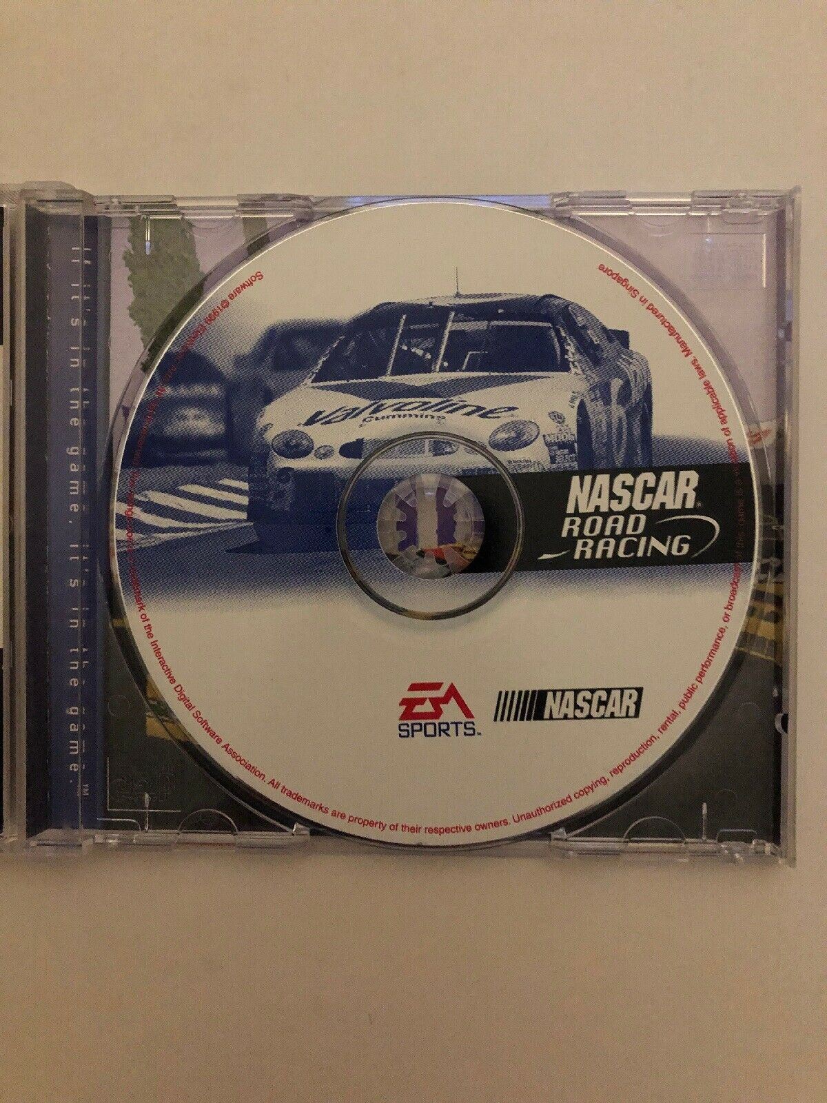 NASCAR Road Racing PC 1999 EA CD-ROM Classic Vintage Racing Game