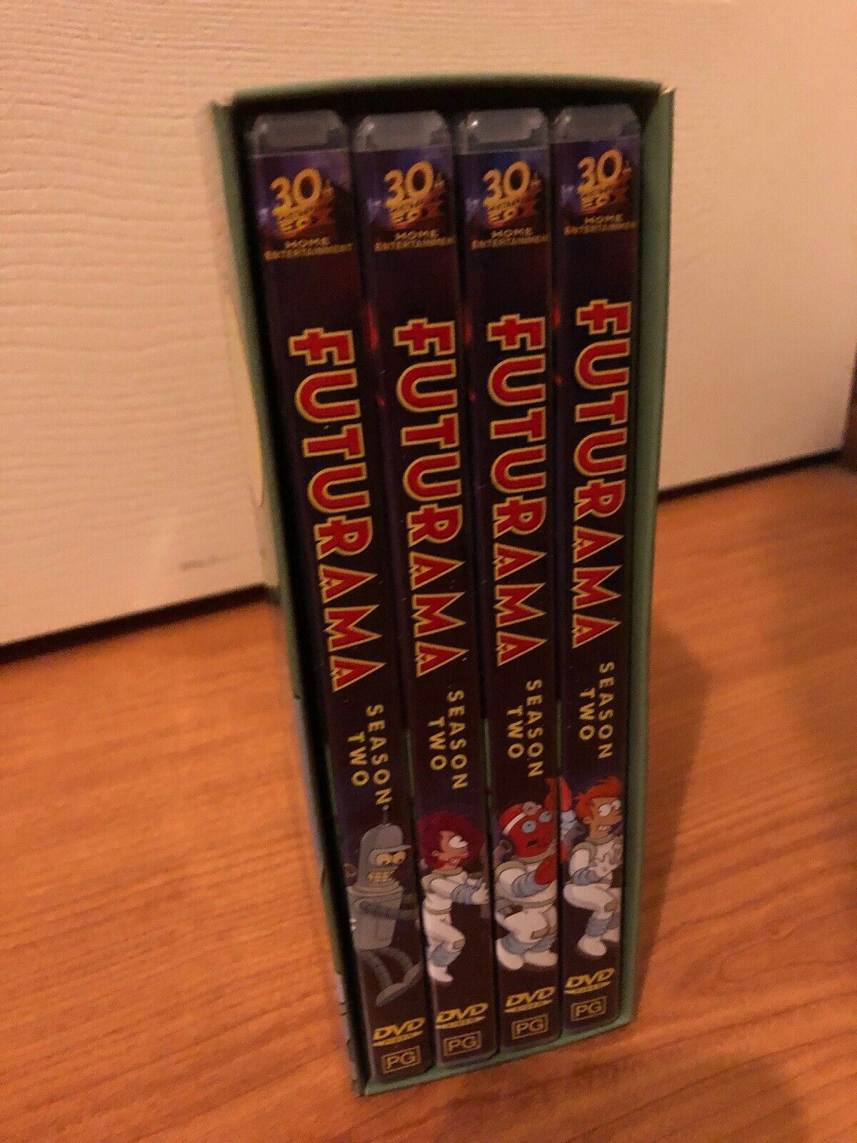 Futurama : Season 2 Complete Box Set (DVD, 2003, 4-Disc Set)