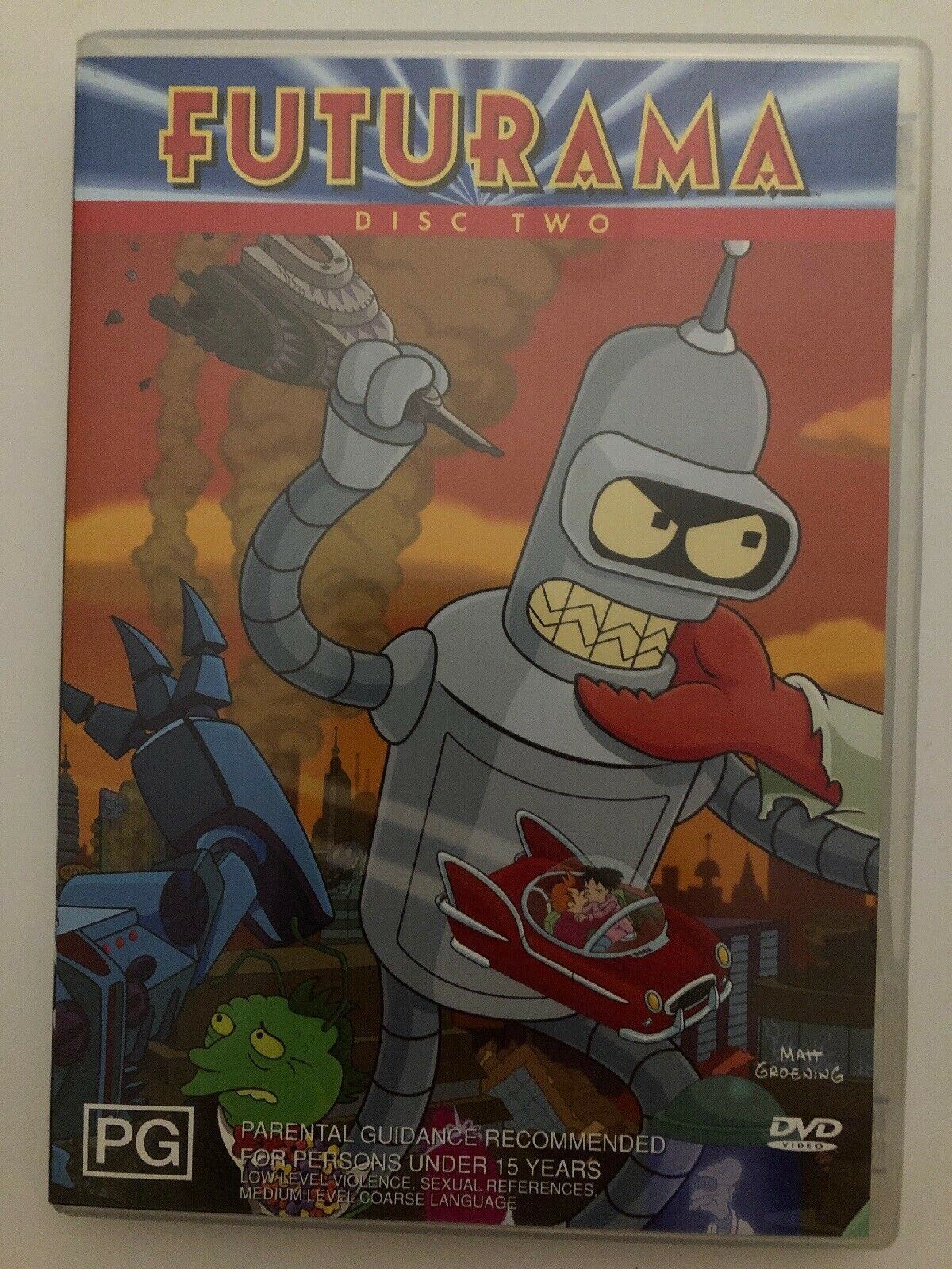 Futurama : Season 2 Complete Box Set (DVD, 2003, 4-Disc Set)