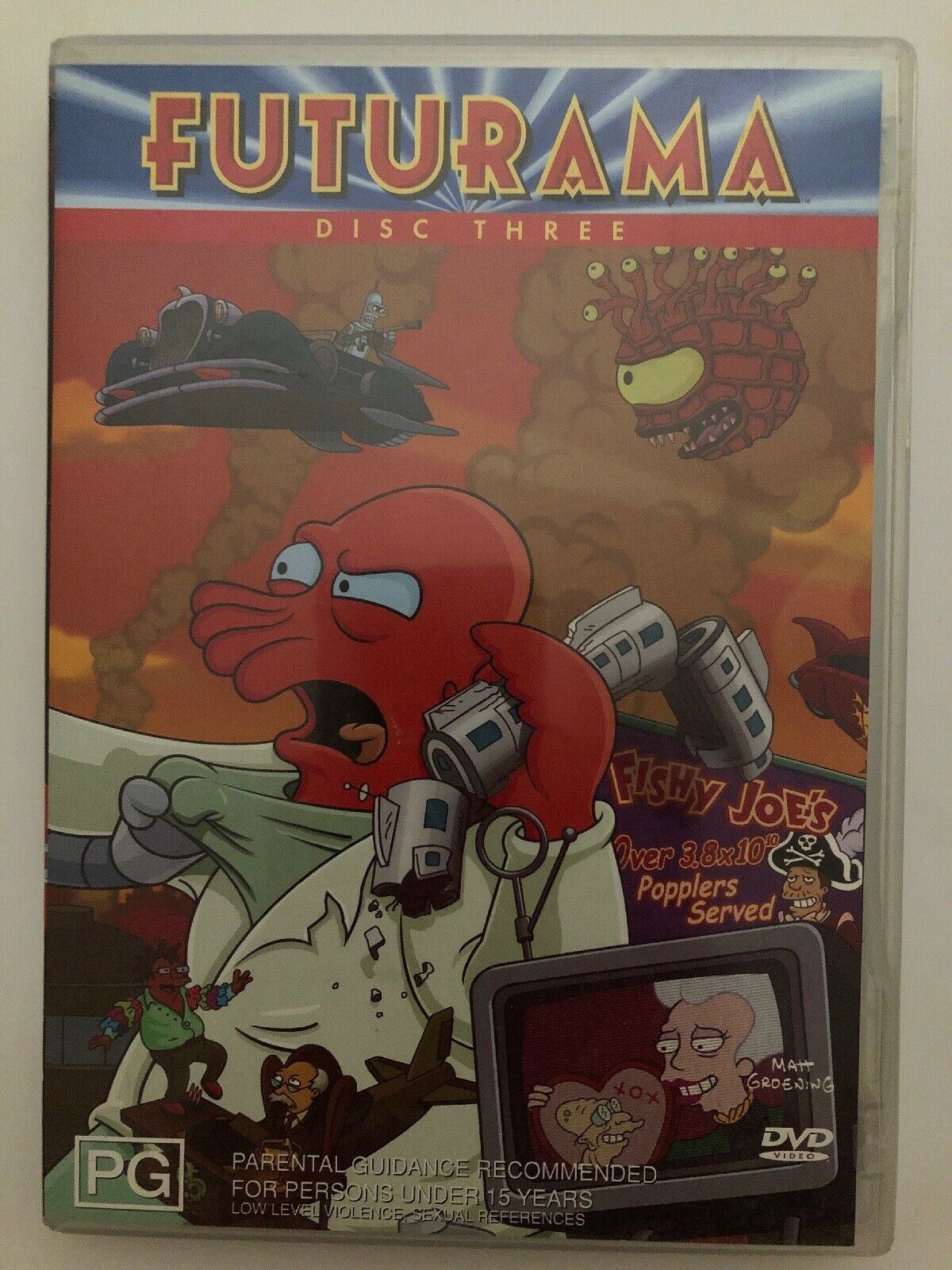 Futurama : Season 2 Complete Box Set (DVD, 2003, 4-Disc Set)