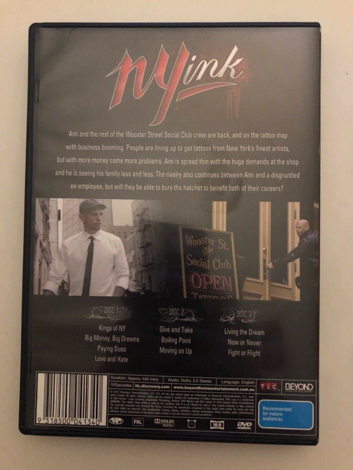 NY Ink : Season 1 & 2 (DVD, 2011, 5-Disc Set) - Region 4