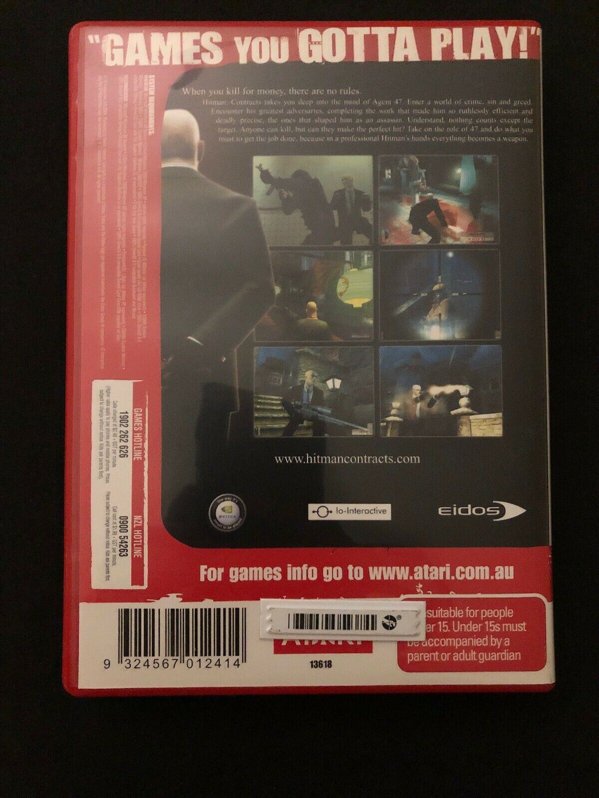 HITMAN CONTRACTS - PC DVD Atari Stealth Action Adventure Game