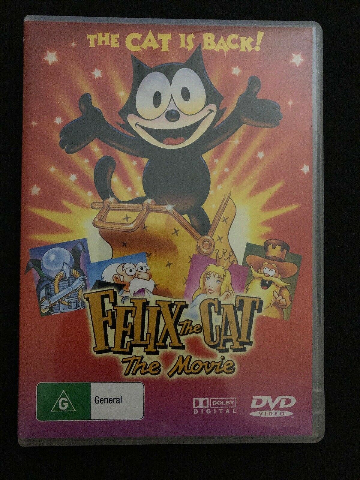 FELIX THE CAT THE MOVIE DVD 1988 Animation Classic Retro Unit