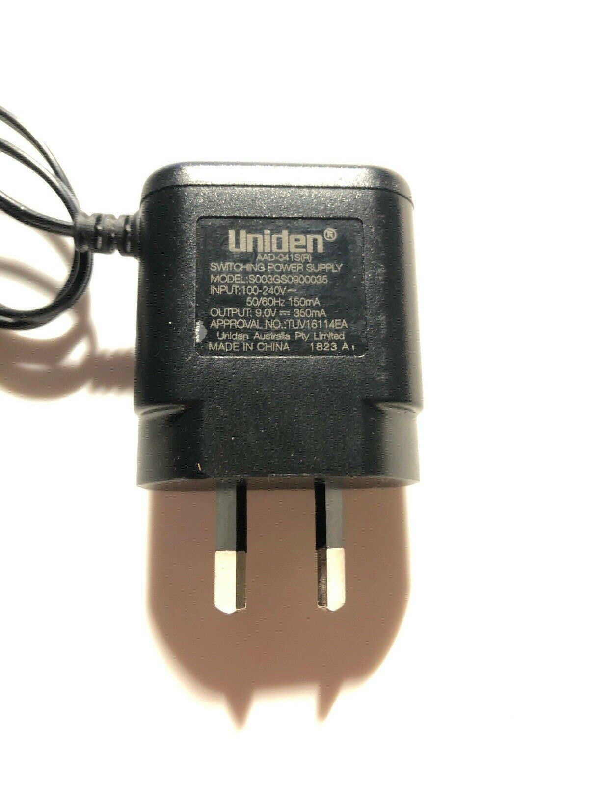 Genuine Uniden AAD-041S(R) AC Adapter Power Supply S003GS0900035 9V 350mA