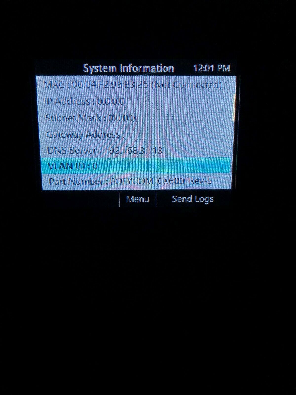 Polycom CX600 IP Phone Office Conferencing - In Good working Condition