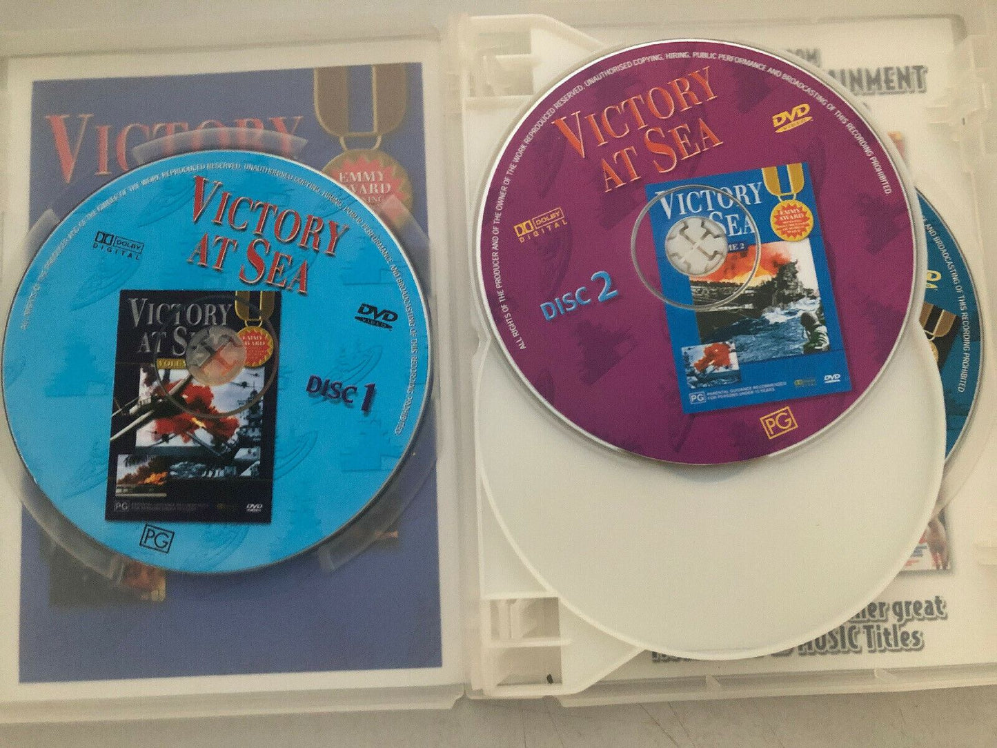 Victory At Sea: The Complete series DVD Region 4 Disc VGC Documentary War