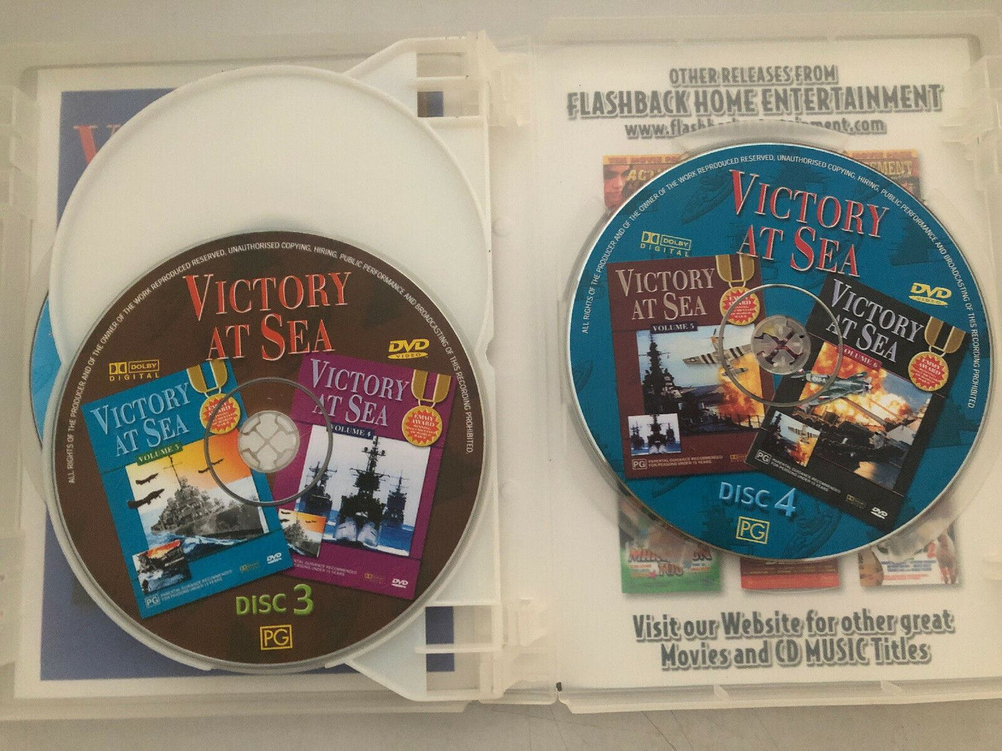 Victory At Sea: The Complete series DVD Region 4 Disc VGC Documentary War