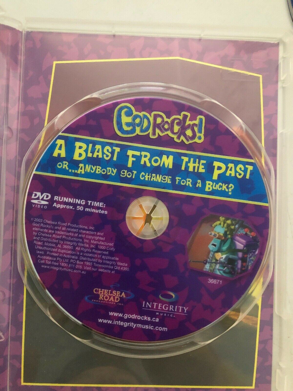 God Rocks! A Blast From The Past (DVD) Animation. Region Free