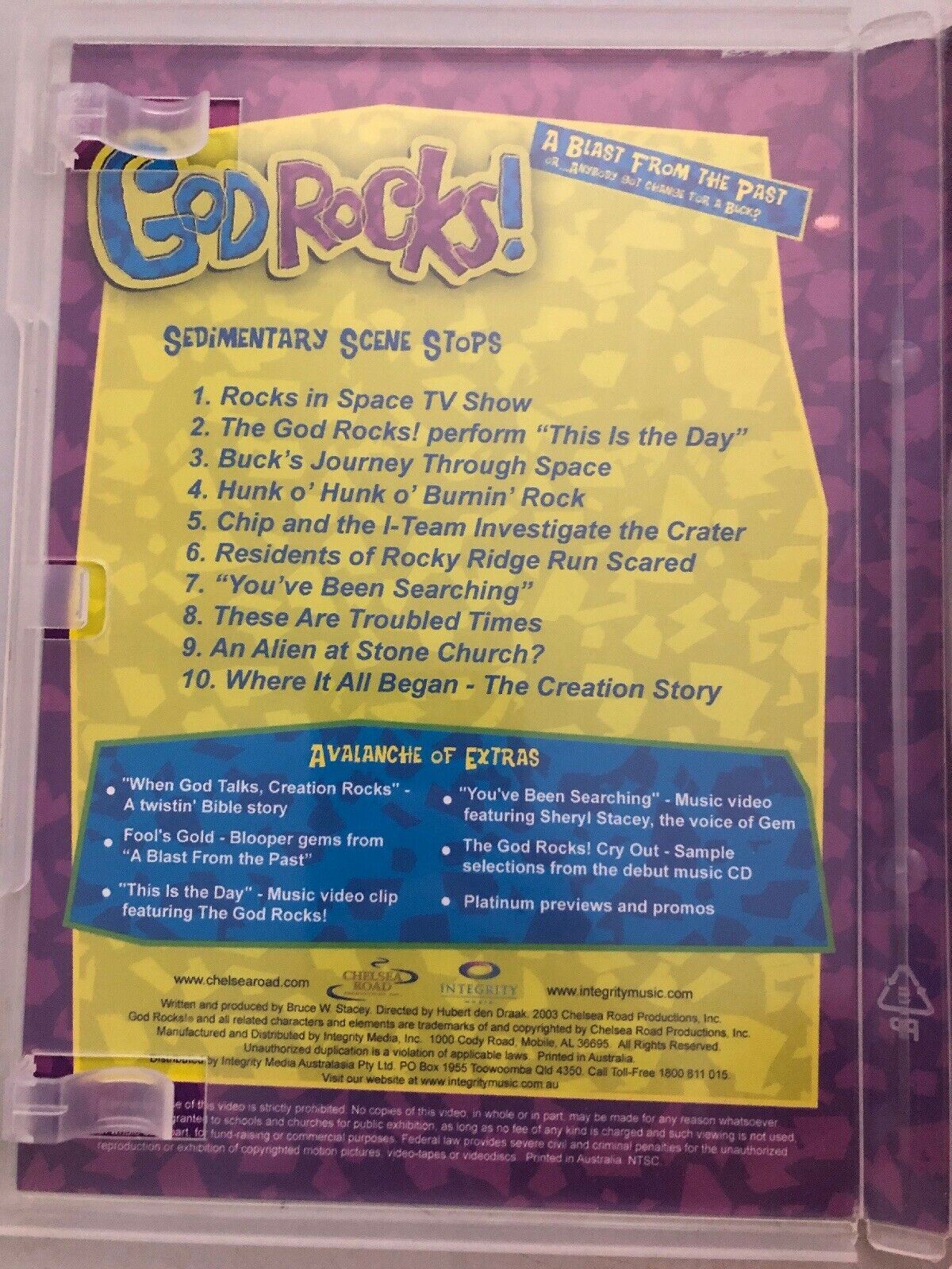 God Rocks! A Blast From The Past (DVD) Animation. Region Free