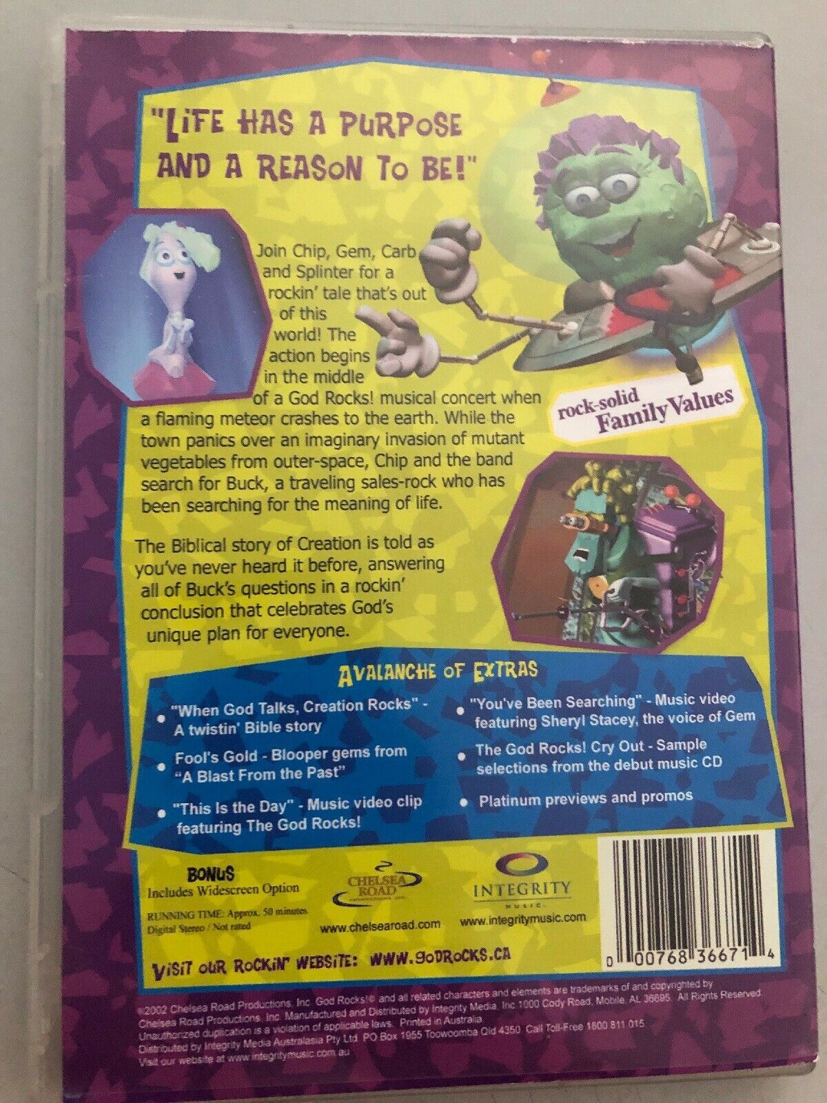 God Rocks! A Blast From The Past (DVD) Animation. Region Free