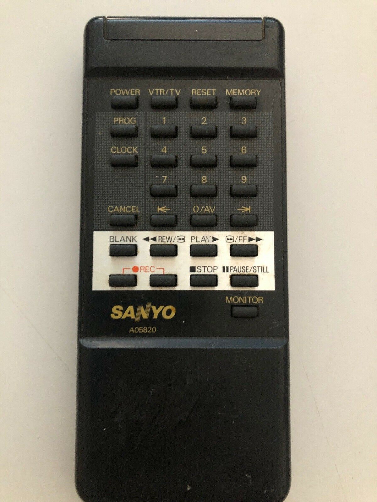 Genuine Sanyo A05820 Remote Control