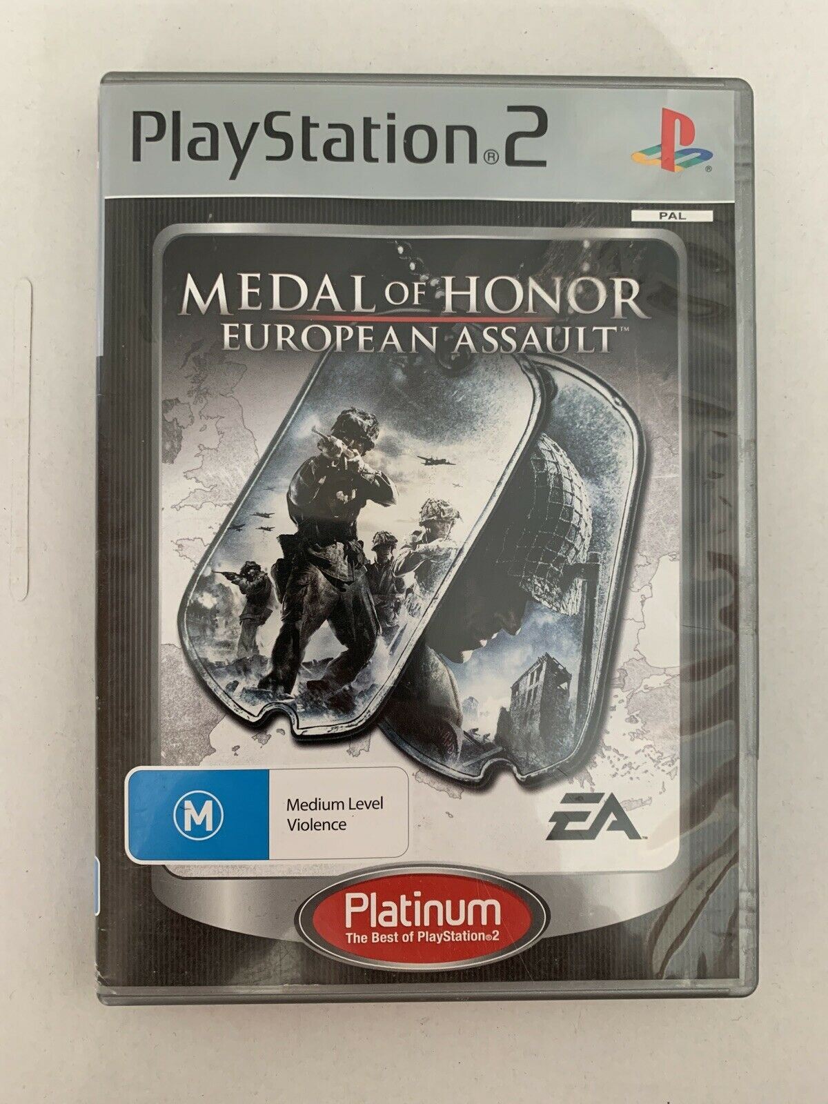Medal Of Honor: European Assault Sony PlayStation 2 Game with Manual (PAL)