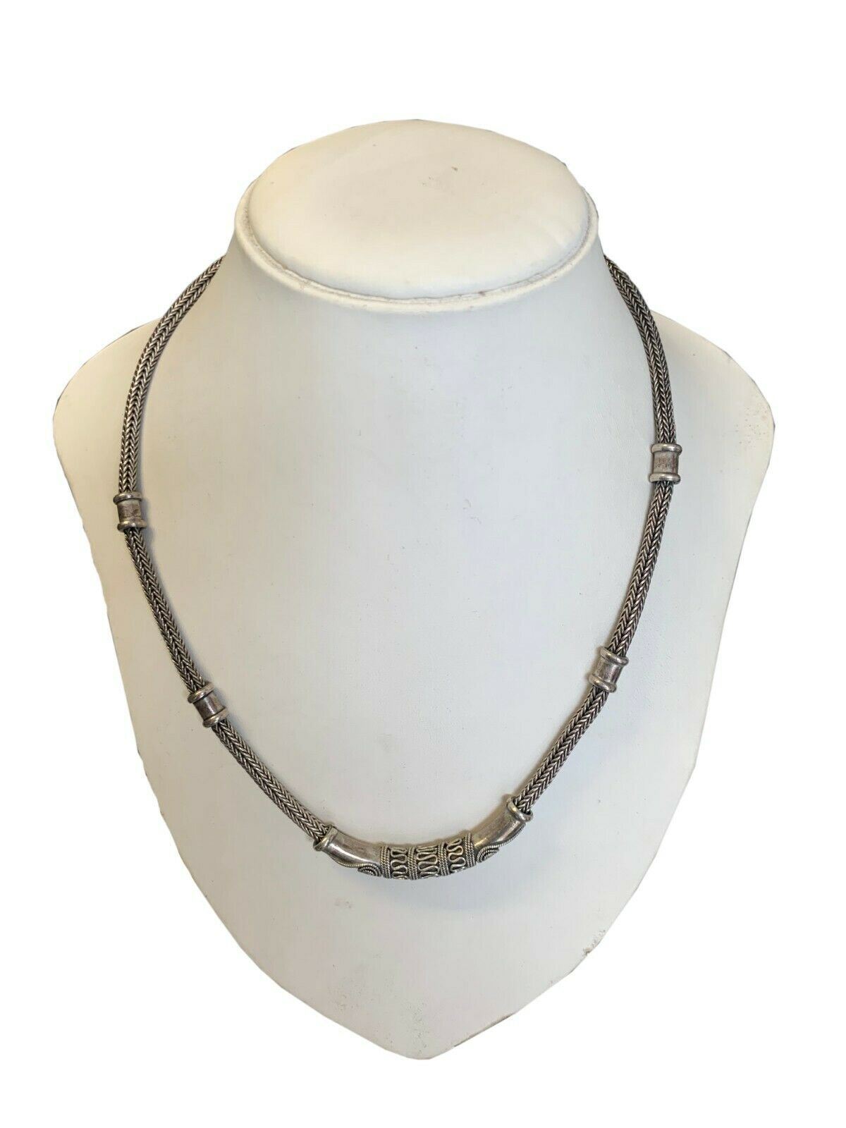 Sterling Silver Necklace Genuine 925 60cm