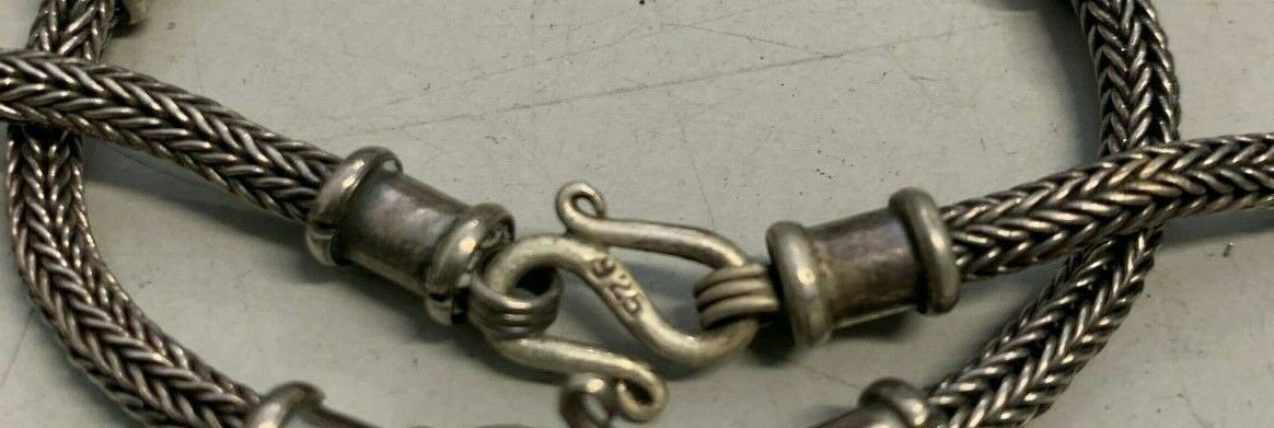Sterling Silver Necklace Genuine 925 60cm